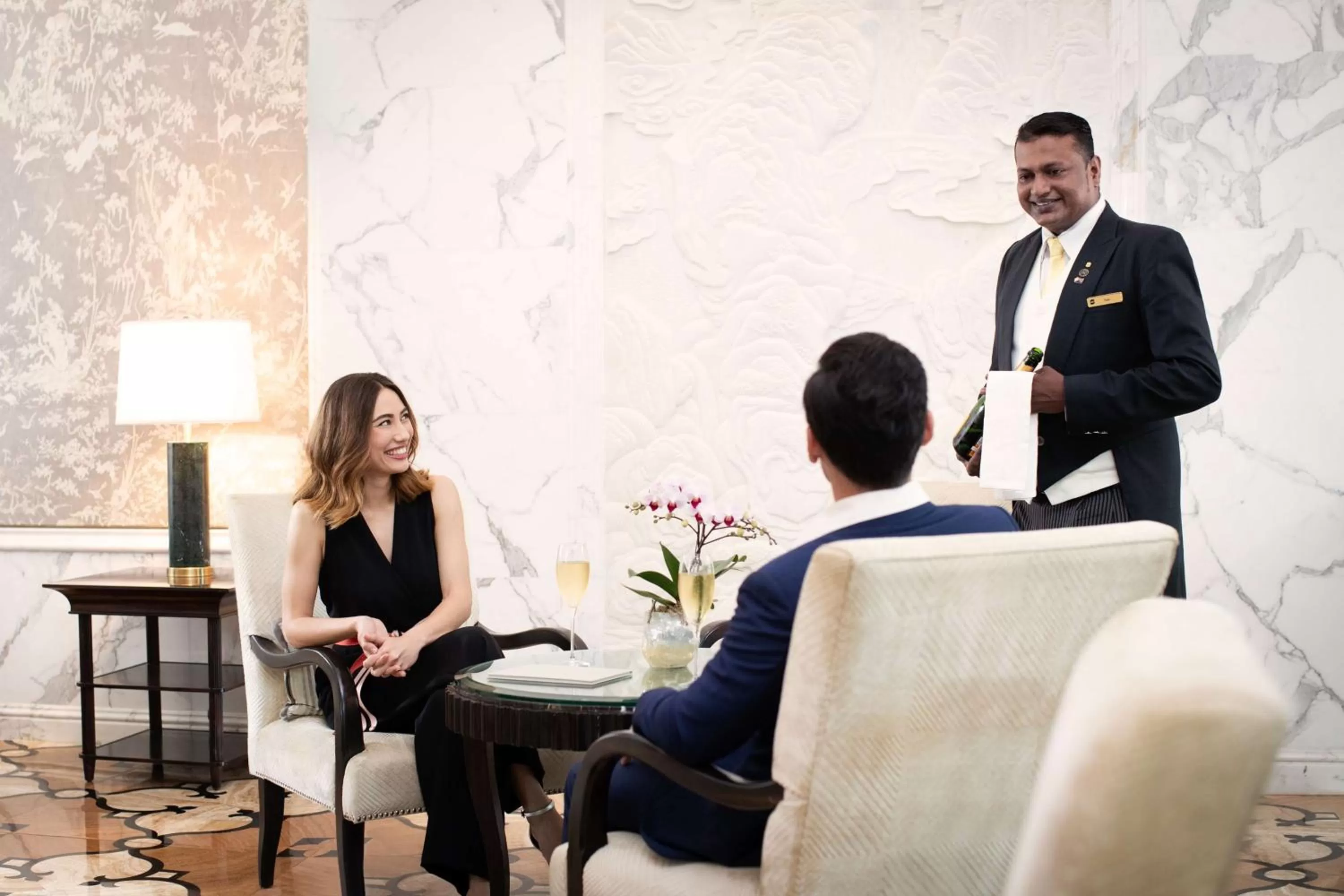 Lobby or reception in Shangri-La Singapore