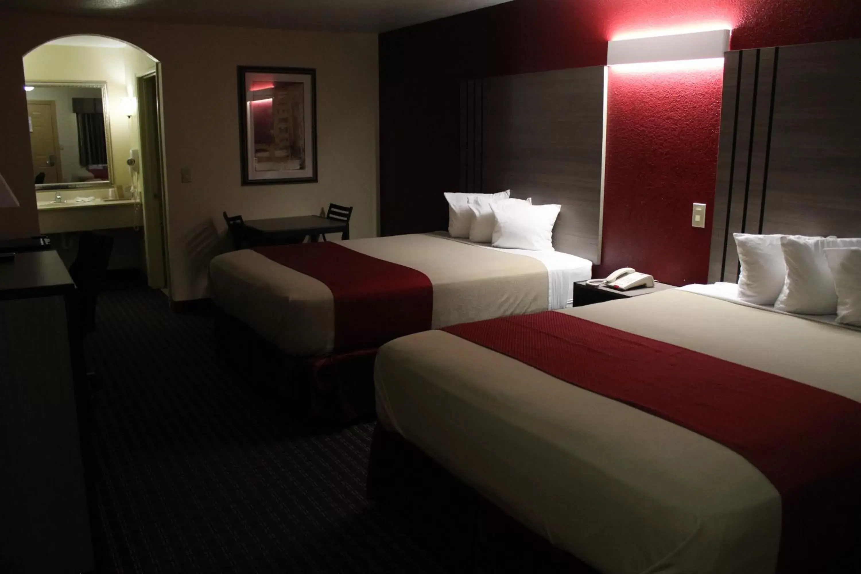 Bedroom, Bed in Scottish Inns Fort Worth Bedroom, Bed in Scottish Inns Fort Worth