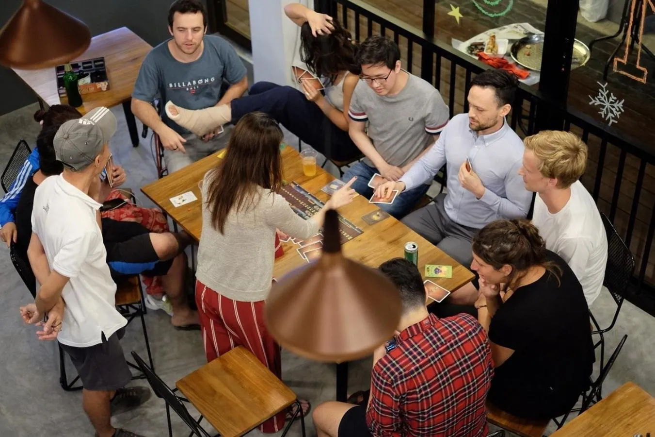 People in Yaks House Hostel