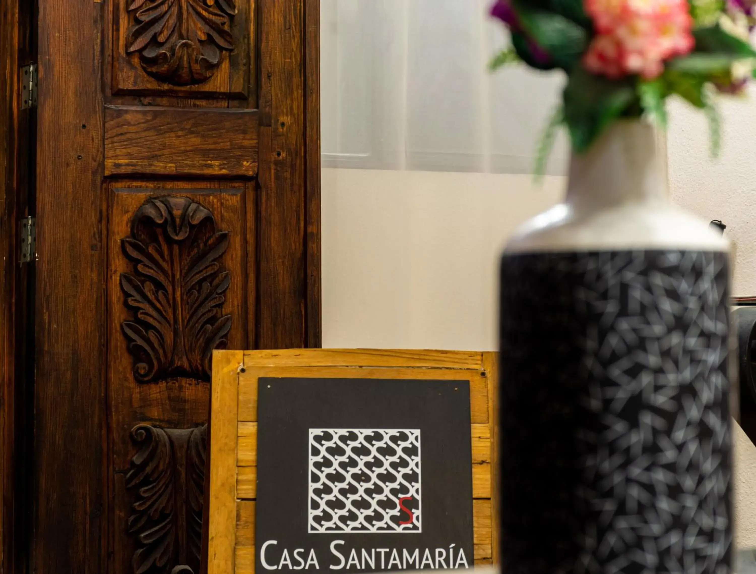 Decorative detail in Hotel Casa Santamar