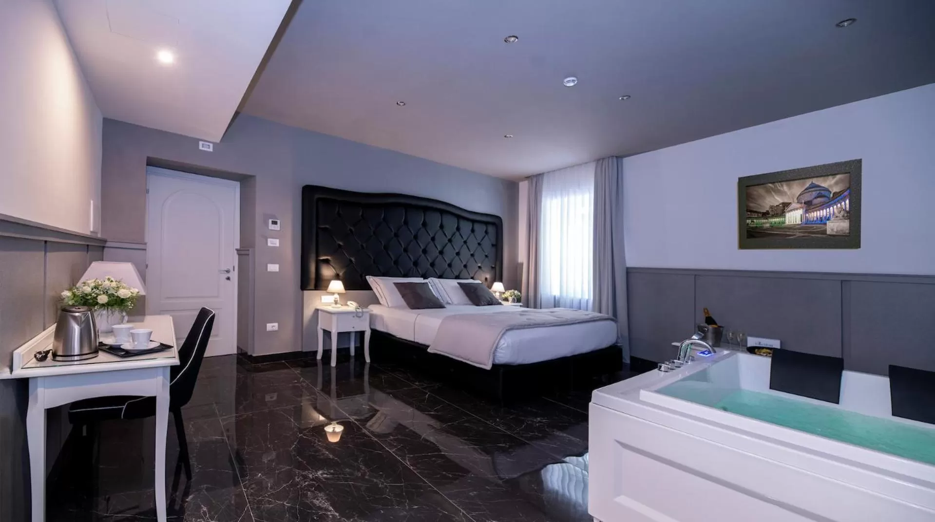 Bed in Villa Elisio Hotel & Spa