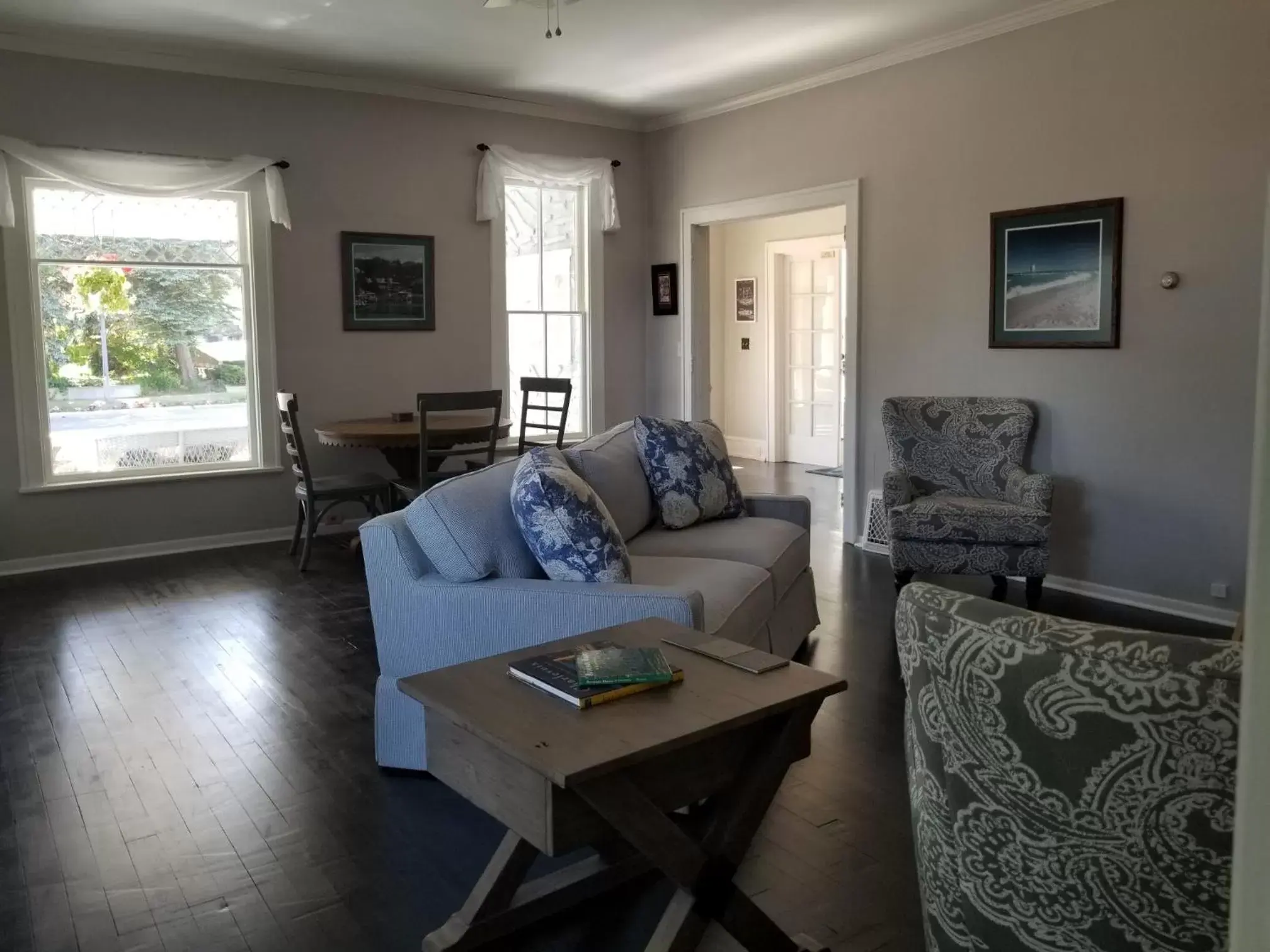 Living room, Seating Area in Charlevoix House