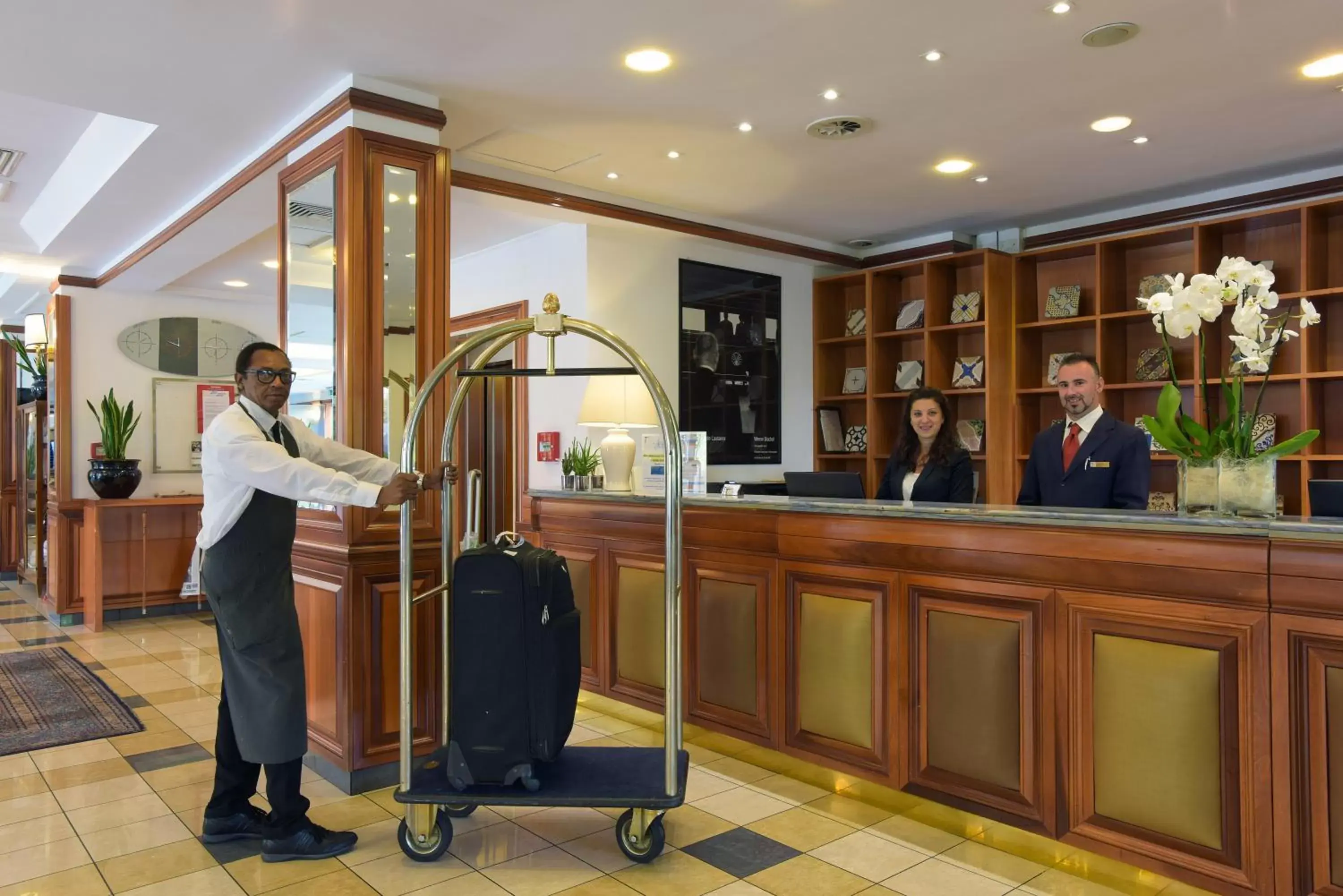 Staff in Grand Hotel Tiberio