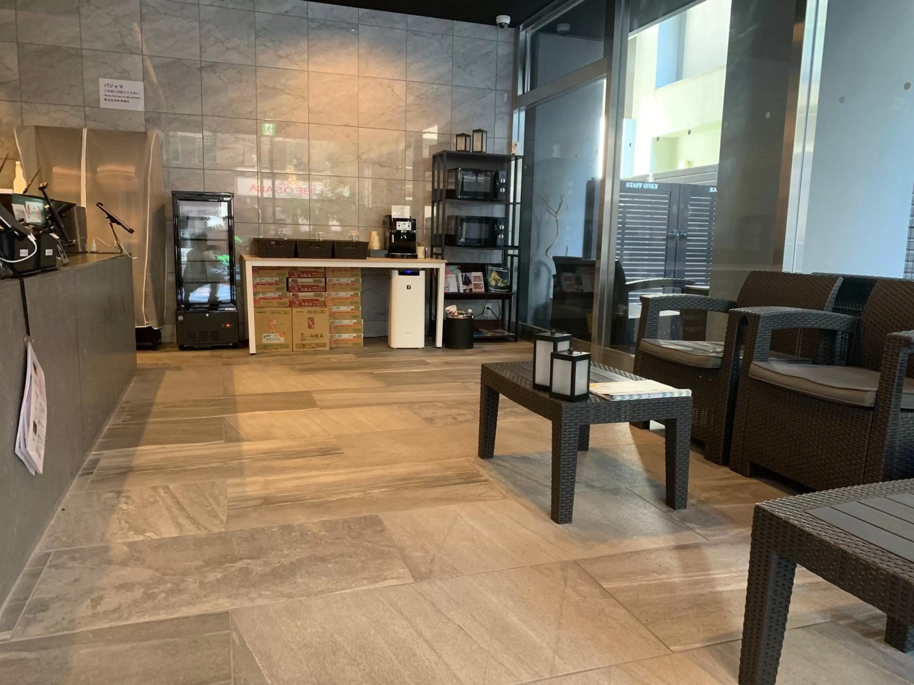 Lobby or reception in FL Hotel Dotonbori