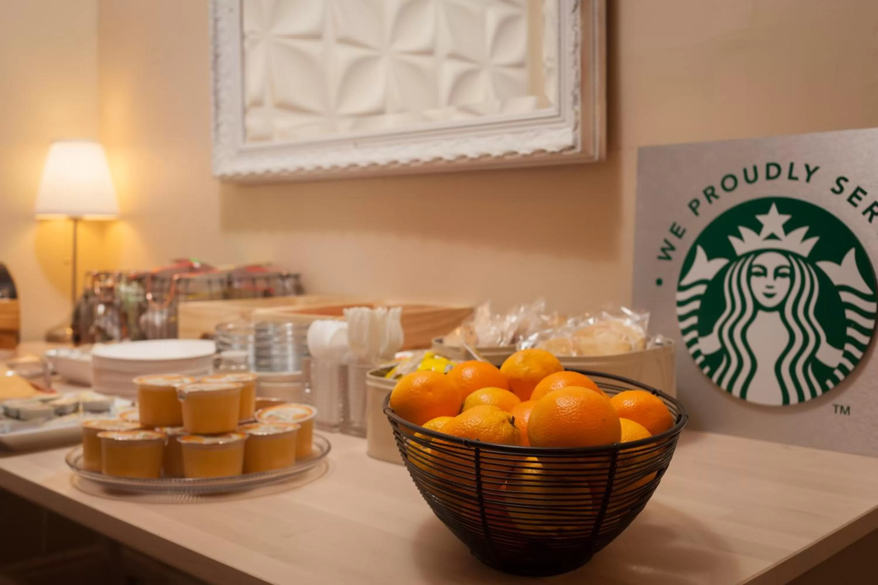 Continental breakfast in Century Hotel