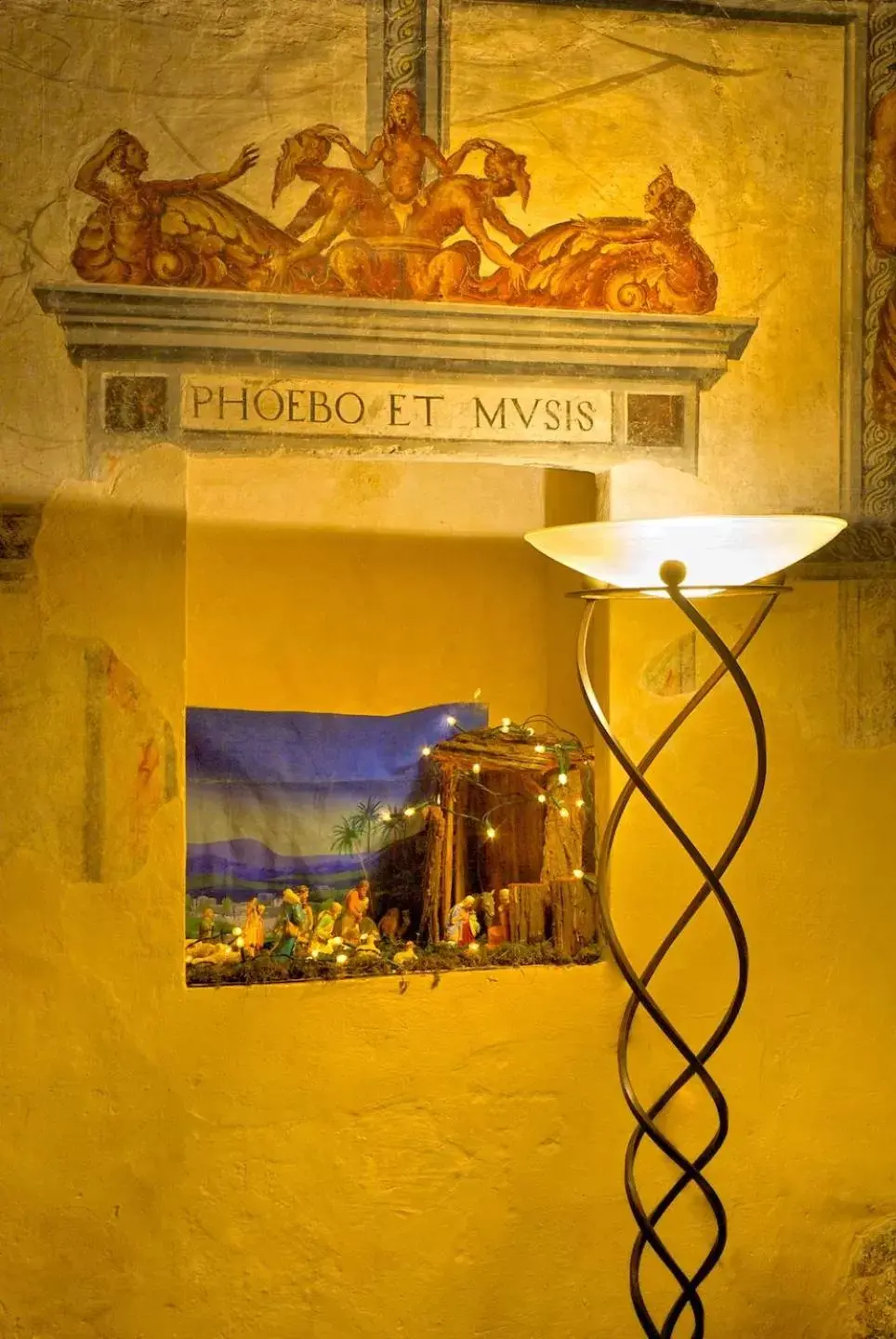Decorative detail in Hotel Locanda Dei Mai Intees