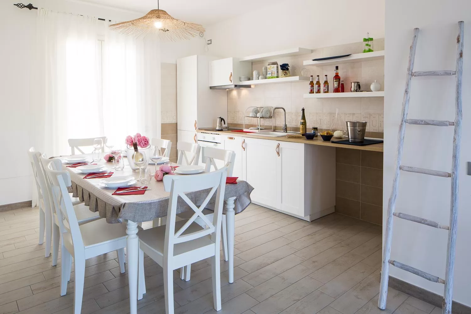 Kitchen or kitchenette in Residence Mar Mediterraneo