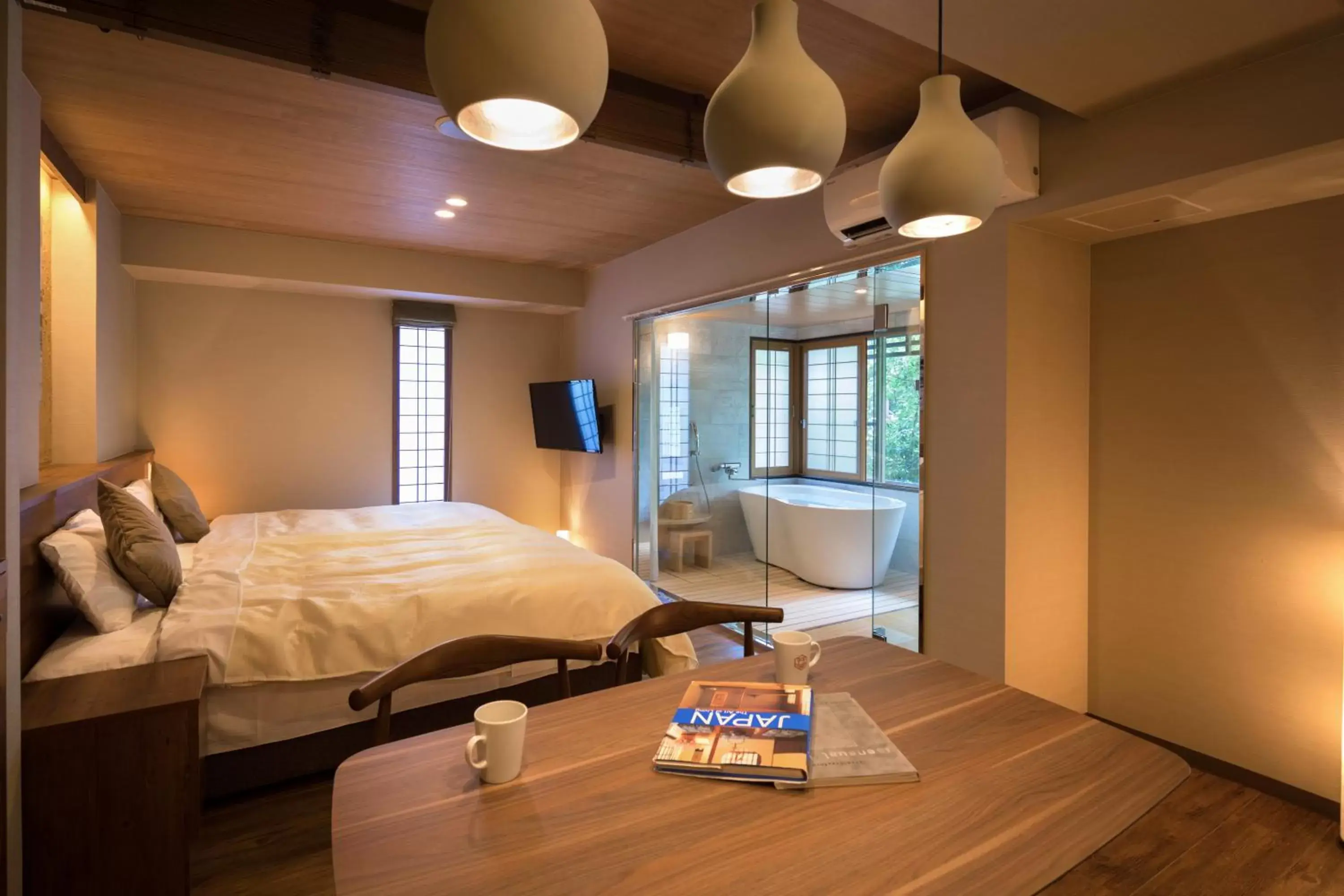 Photo of the whole room, Bed in Hotel Miyajima Villa Photo of the whole room, Bed in Hotel Miyajima Villa