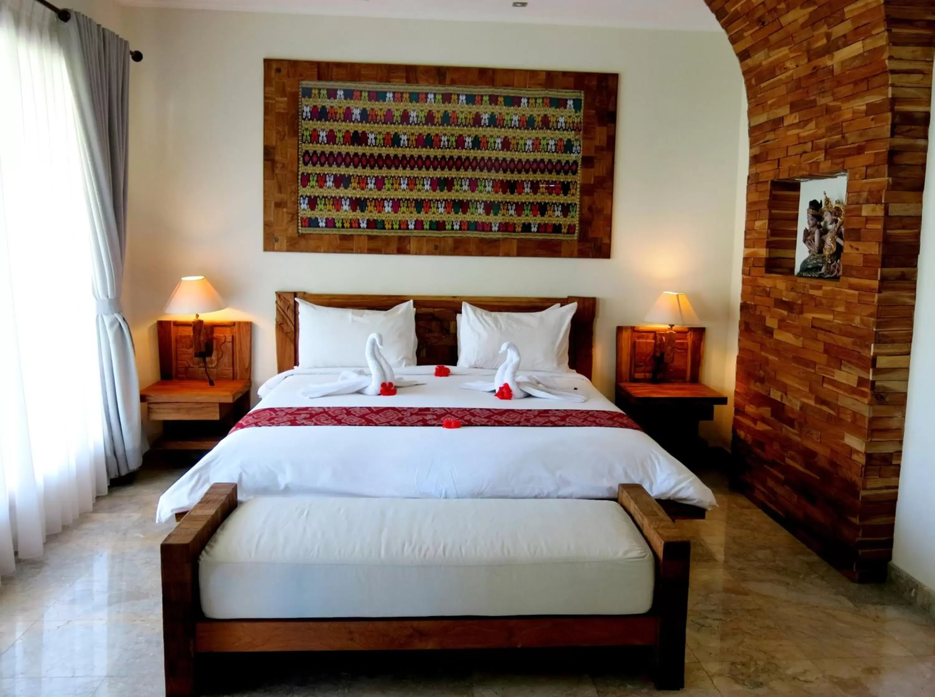 Bed in Sri Ratih Cottages, CHSE Certified