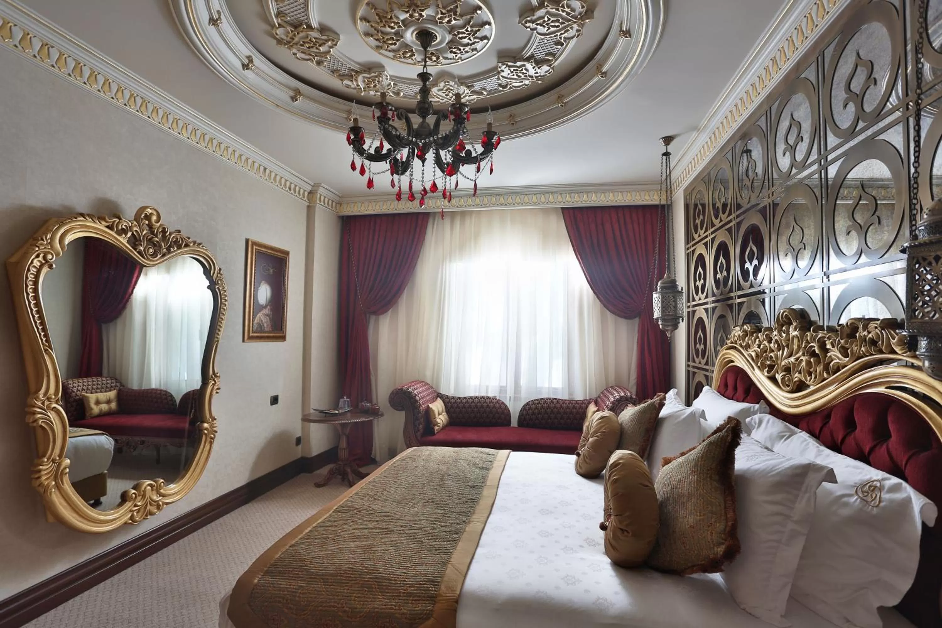 Bed in Daru Sultan Hotels Galata