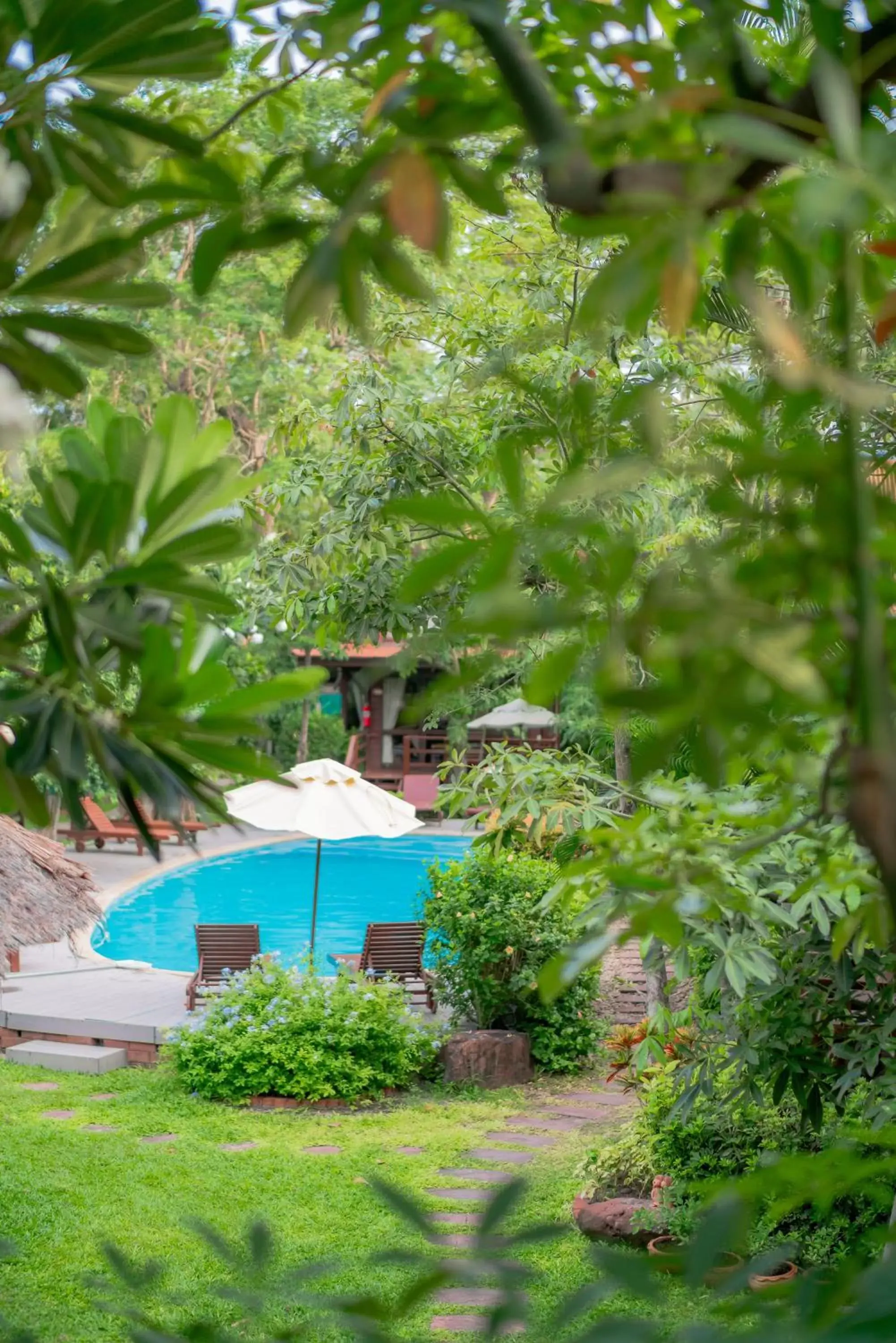 Pool view in Baan Duangkaew Resort