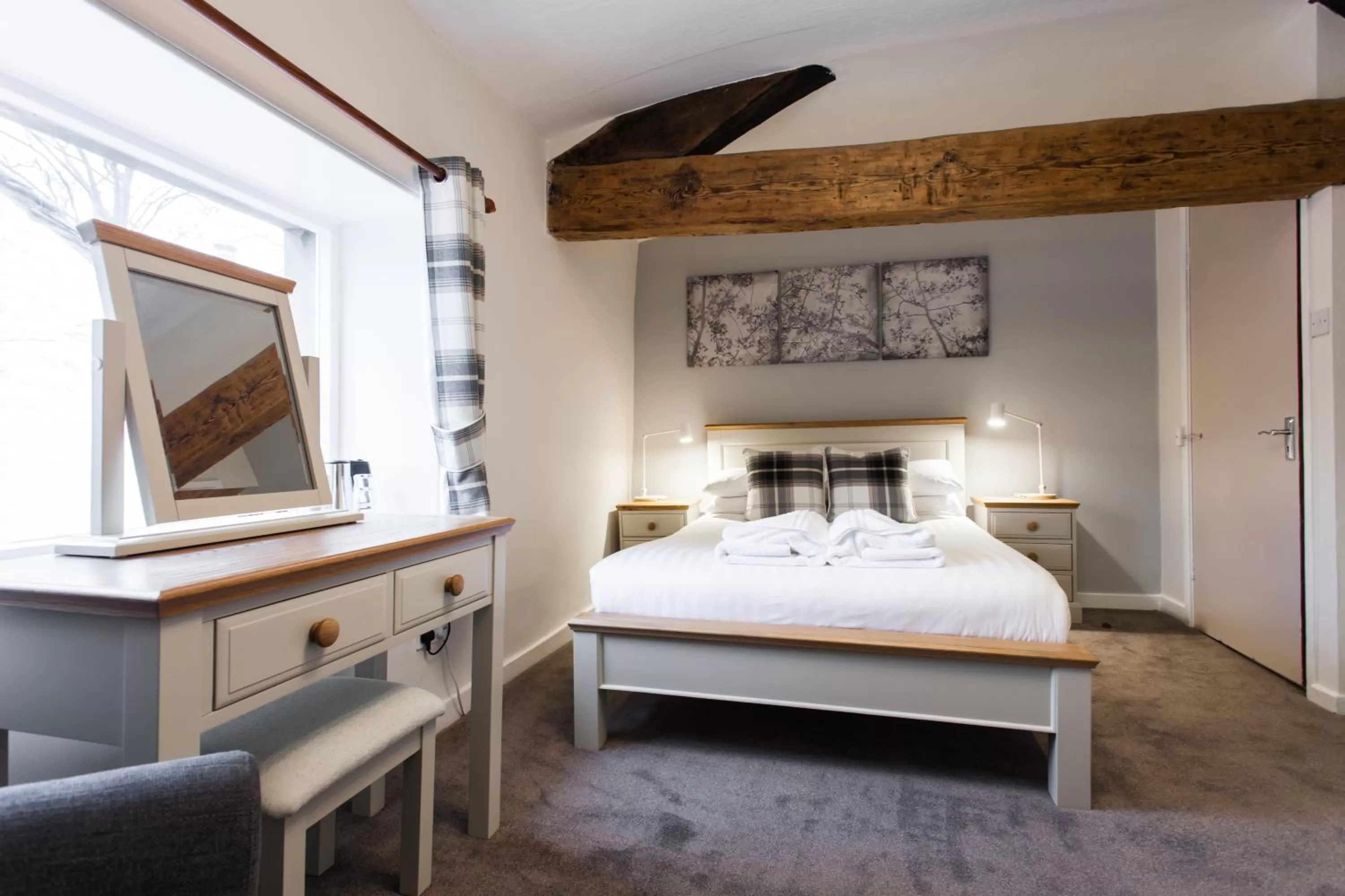 Bed in Black Horse Hotel