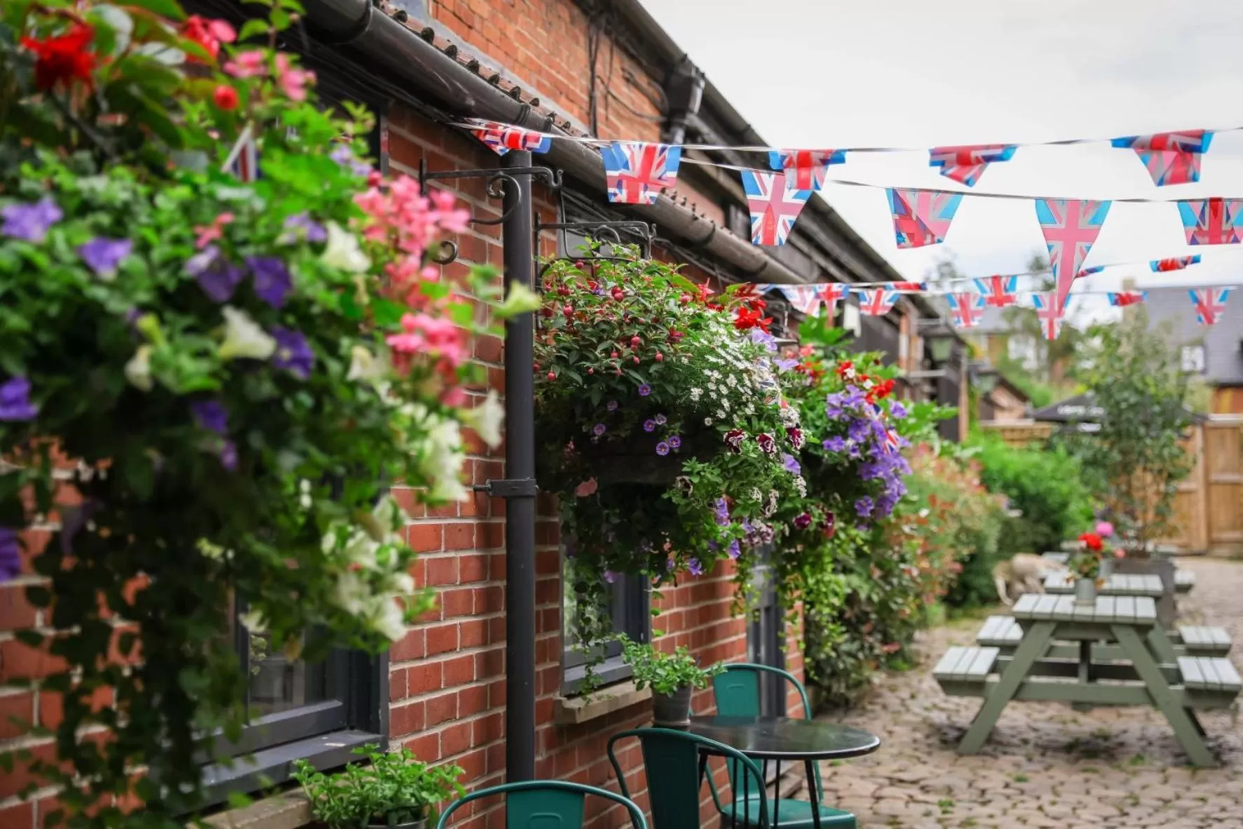 Patio in The Black Swan Inn