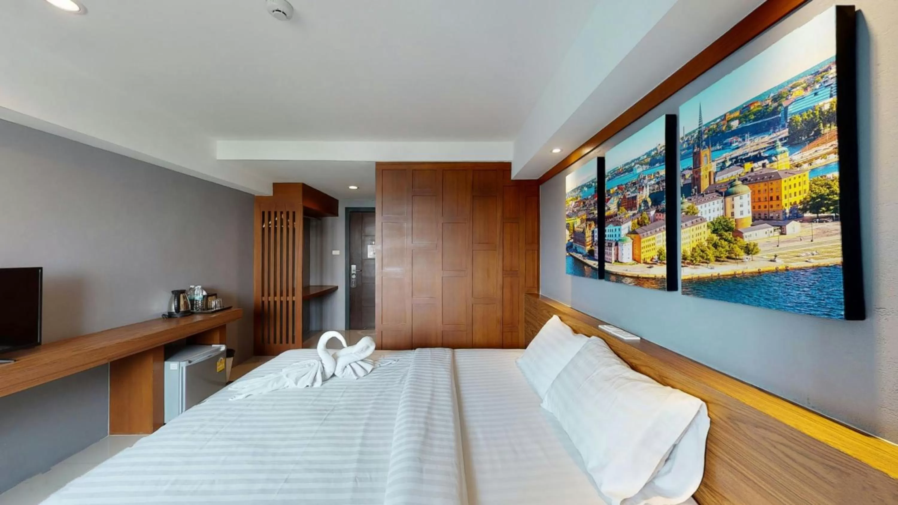 Bed in PP@Hotel Rangsit