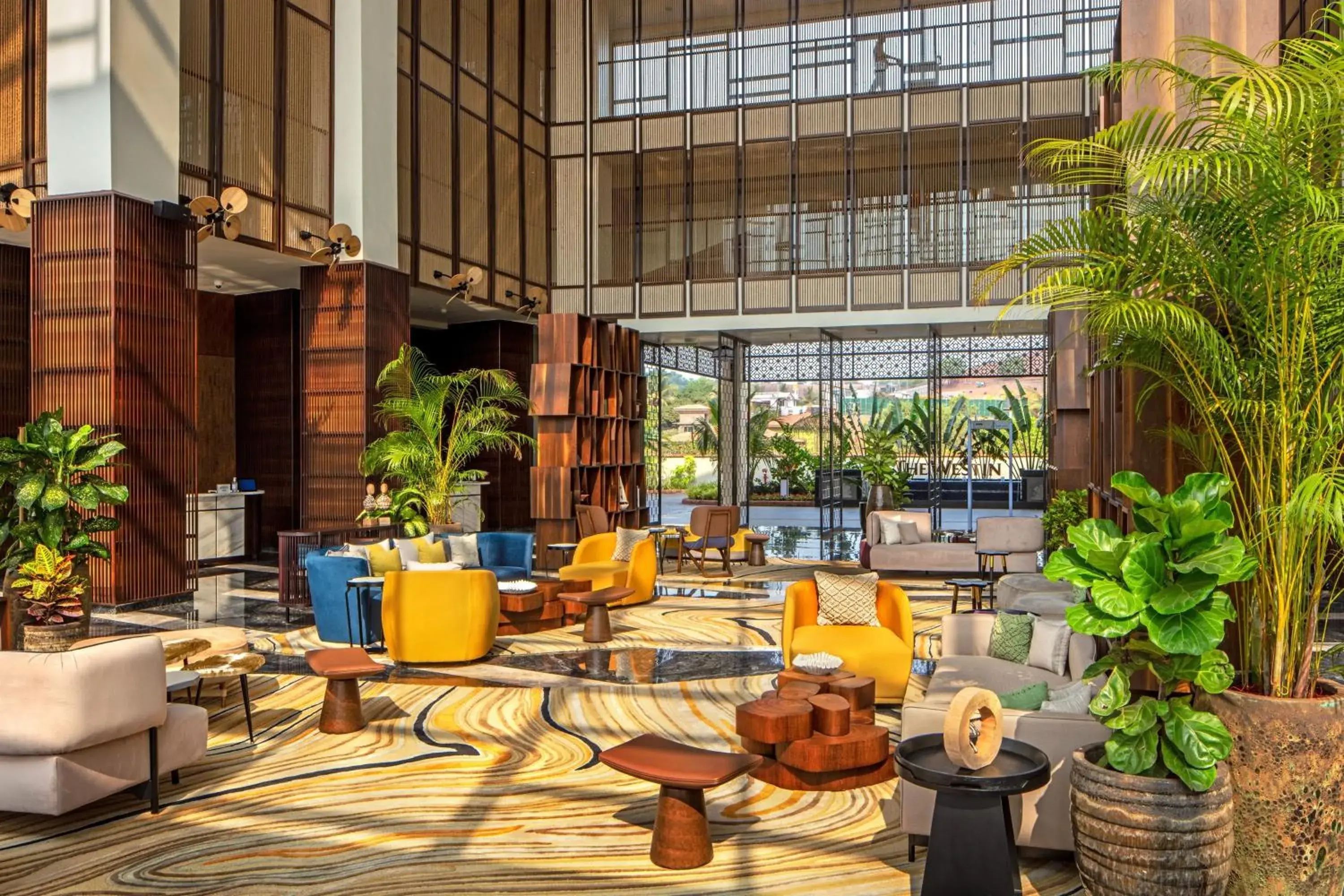 Lobby or reception in The Westin Goa, Anjuna