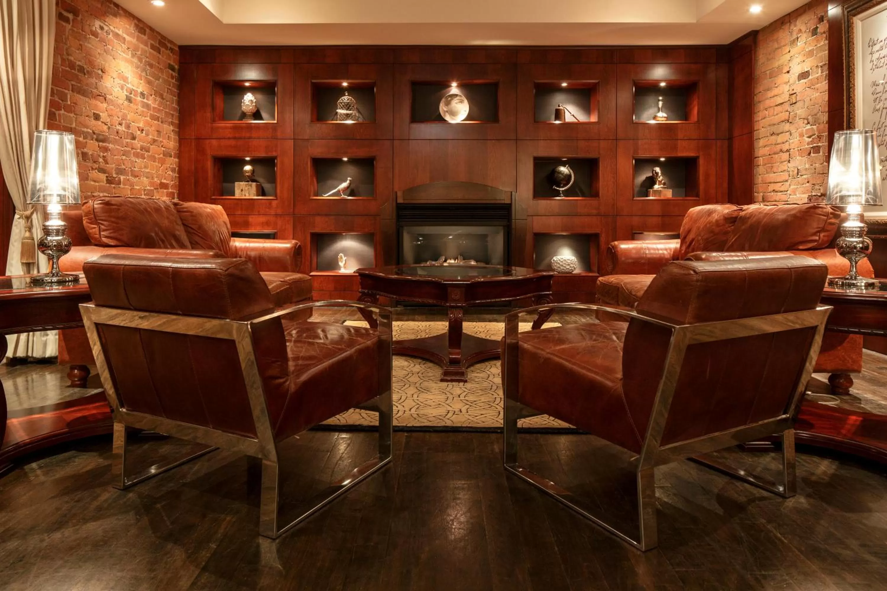 Lobby or reception in Hotel Nelligan