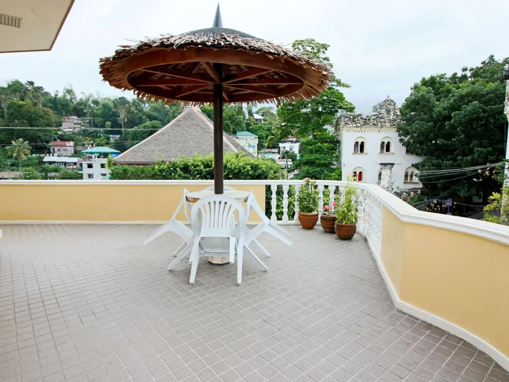 Balcony/Terrace in Mermaid Resort and Dive Center