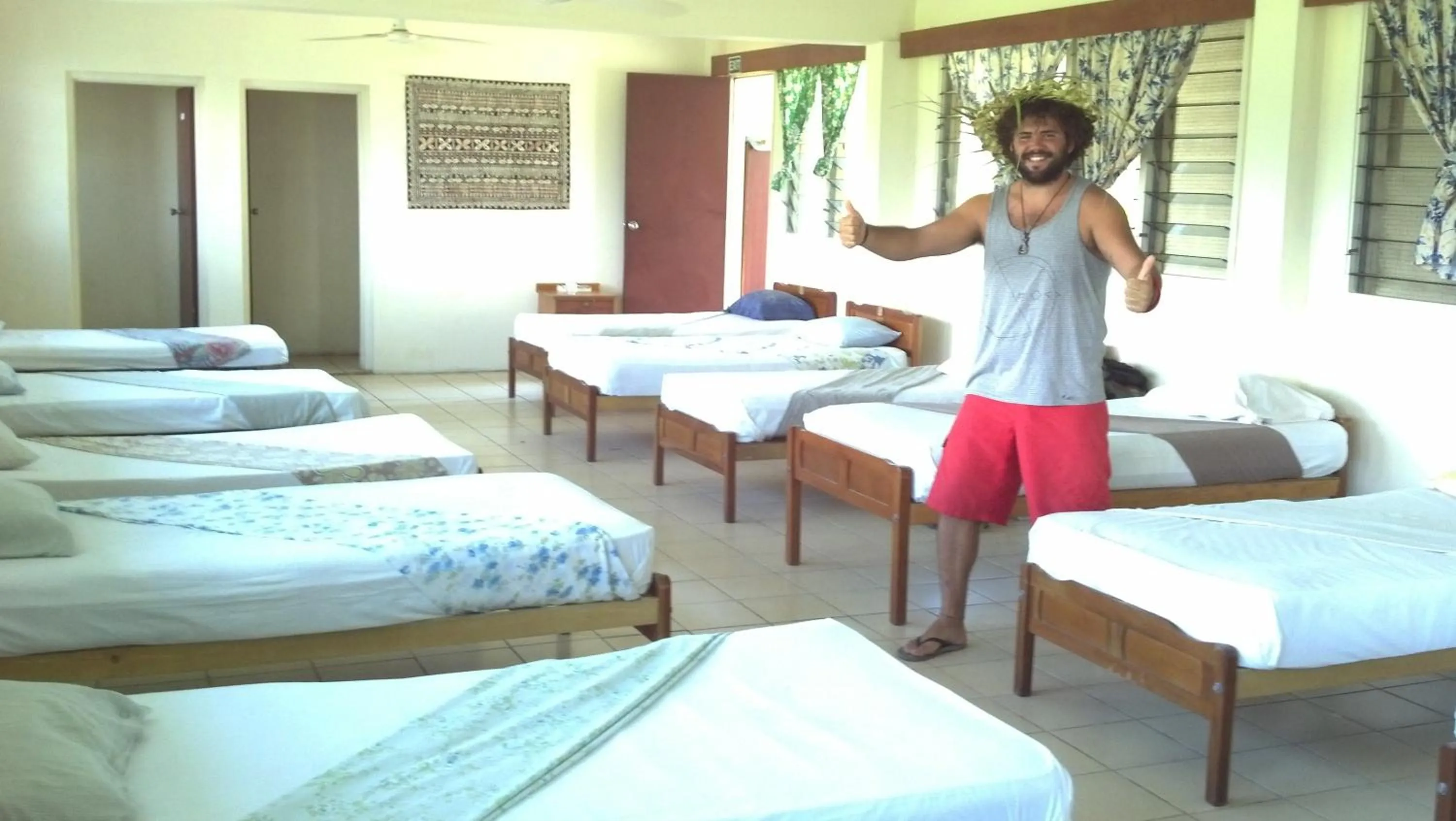 Photo of the whole room, Bed in Bamboo Backpackers