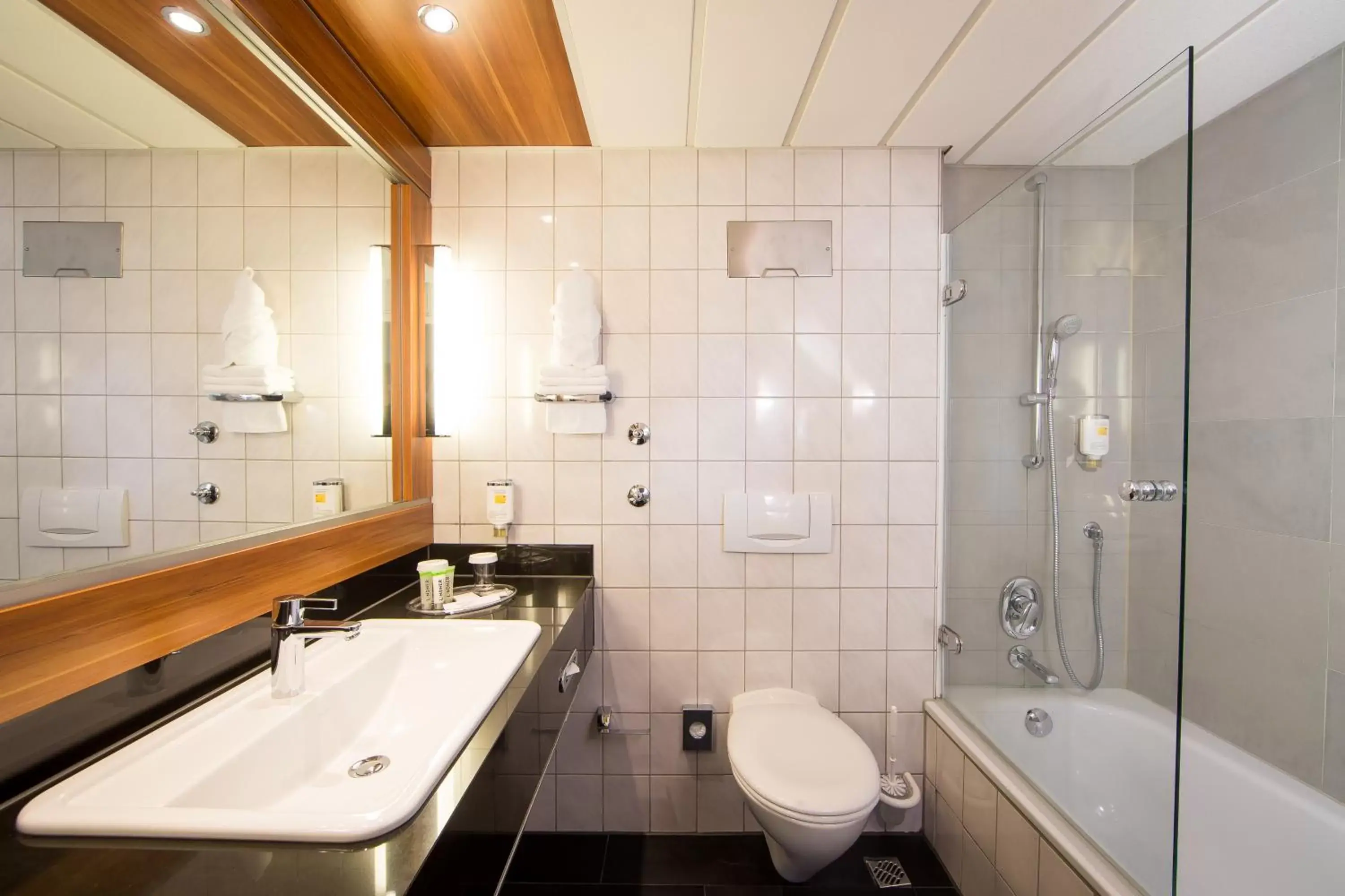 Shower, Bathroom in Lindner Hotel Frankfurt Hochst, part of JdV by Hyatt