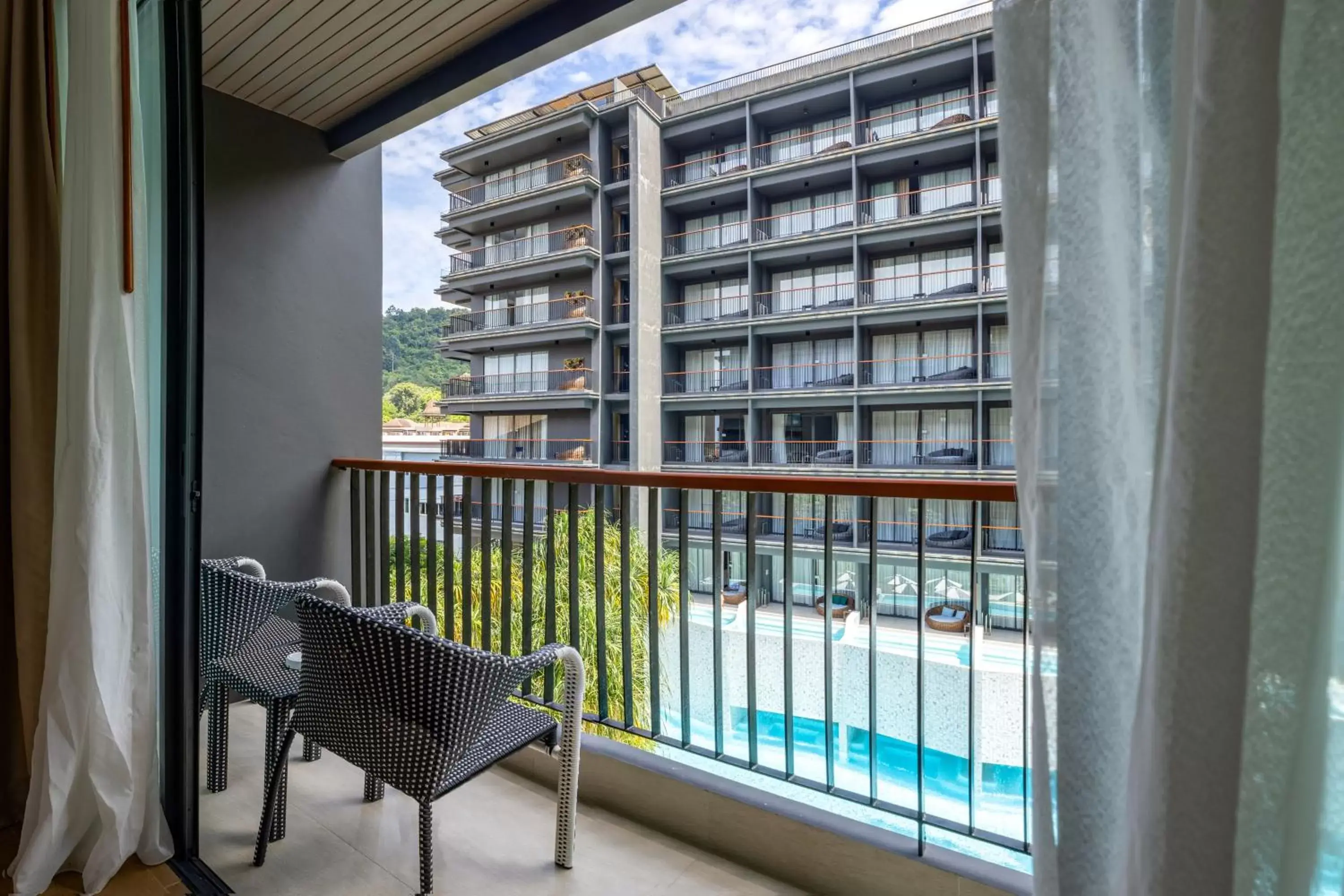Balcony/Terrace, Pool View in Panan Krabi Resort - SHA Extra Plus