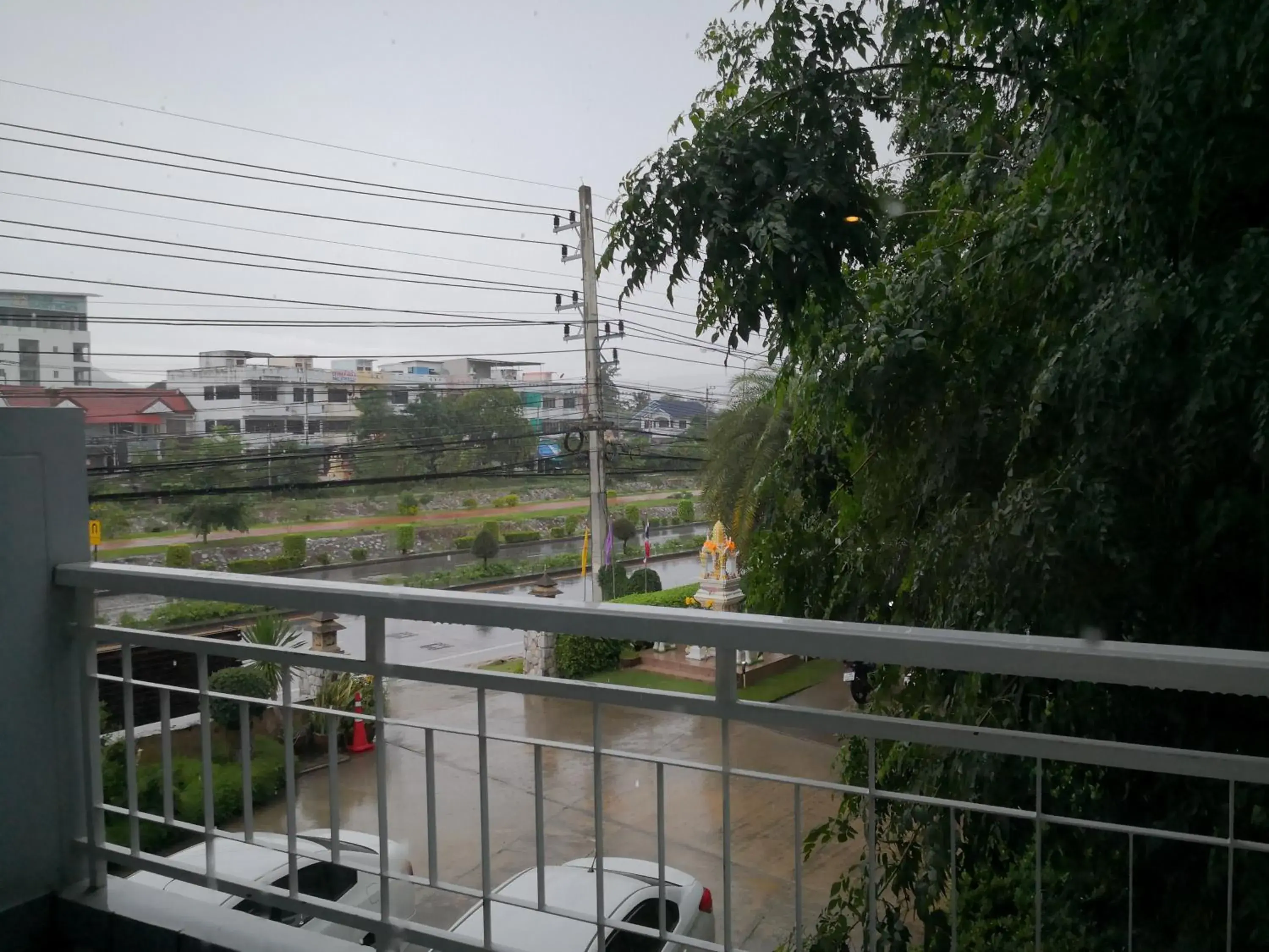 Quiet street view in Baan Suksiri Hotel (SHA Extra Plus)