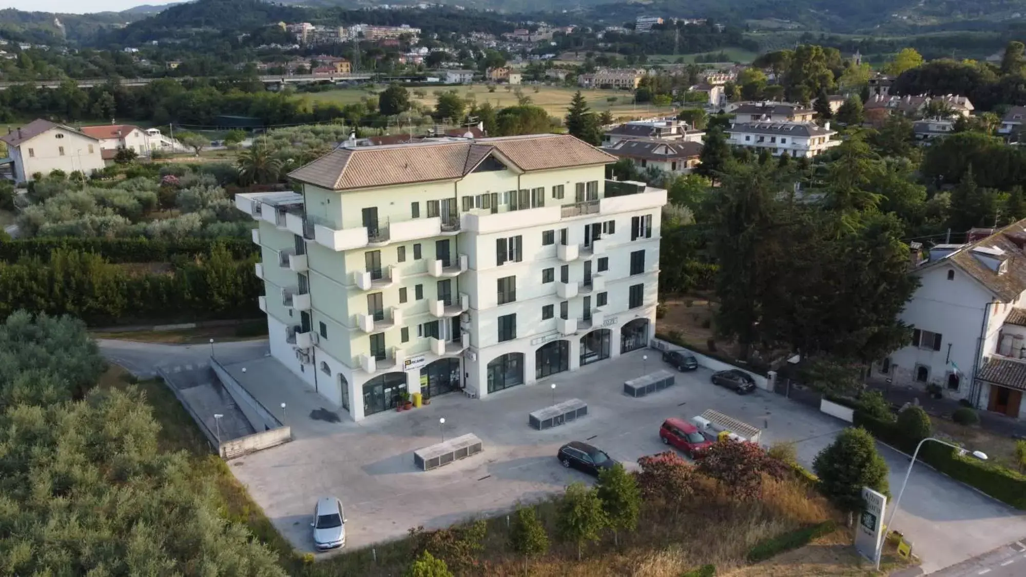 Property building, Bird's-eye View in Hotel Clodi