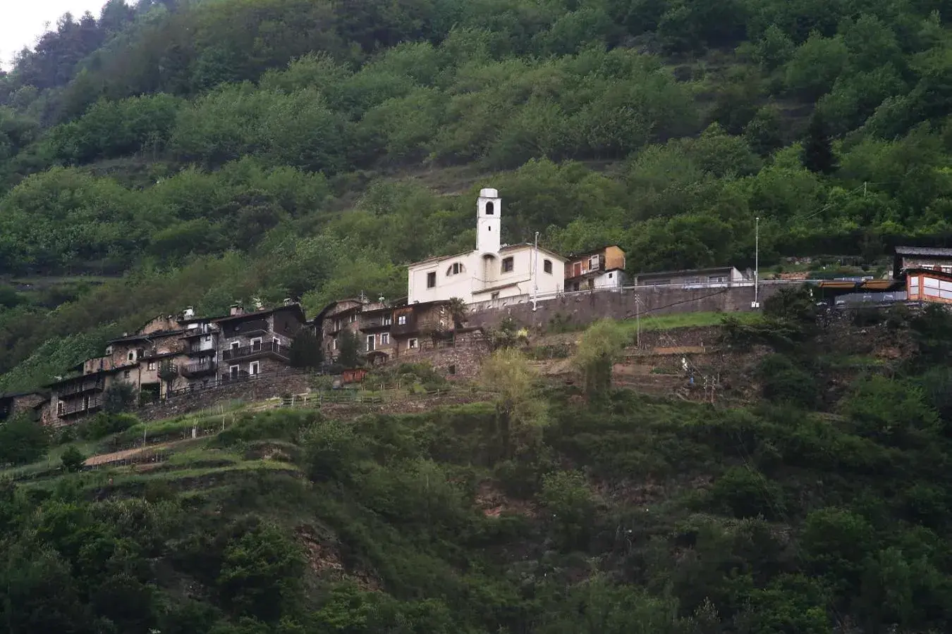 Mountain view in Albergo Gusmeroli