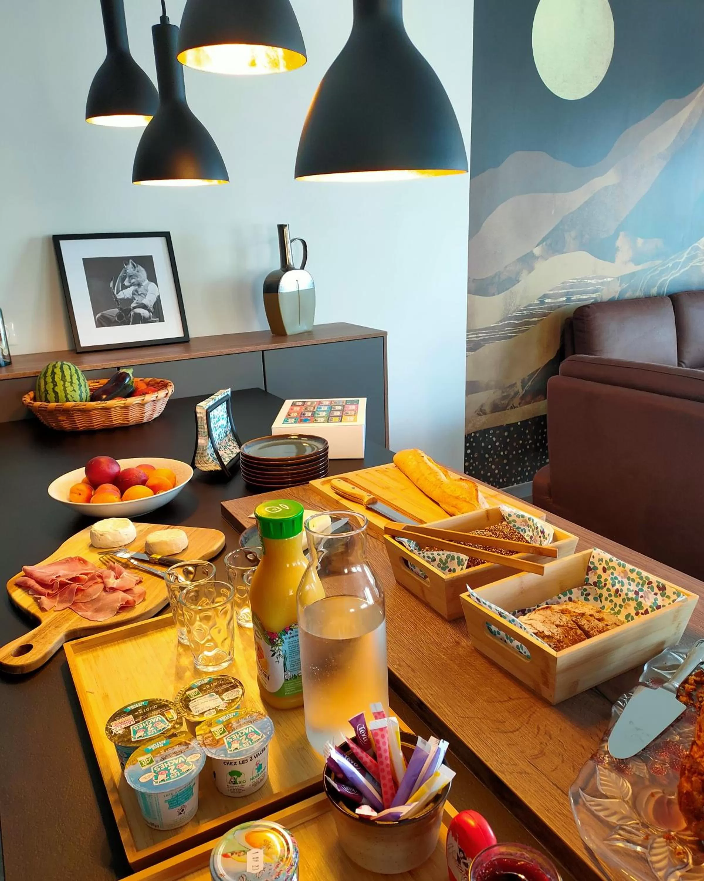 Food and drinks, Breakfast in Les Hauts du Peireguier