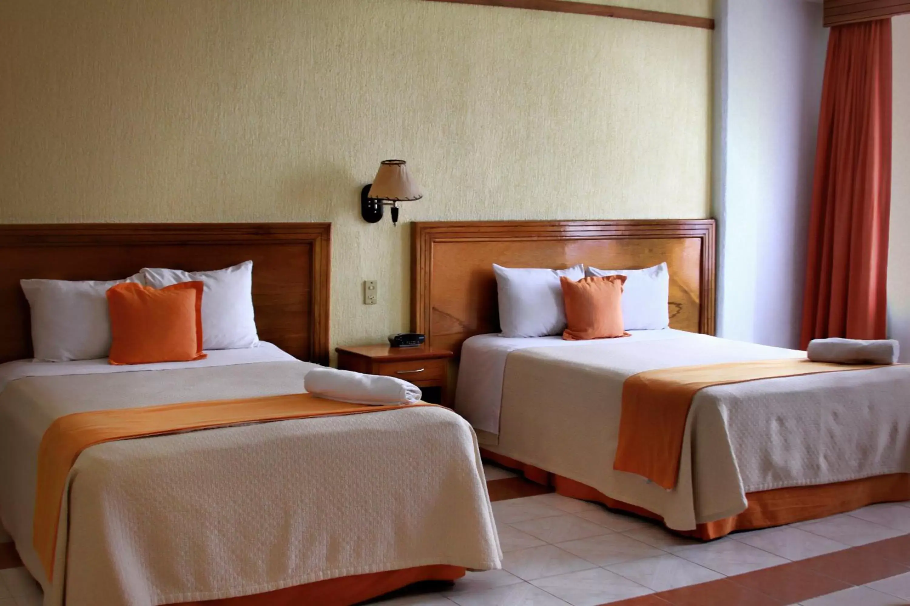 Bed in Hotel Báez Carrizal