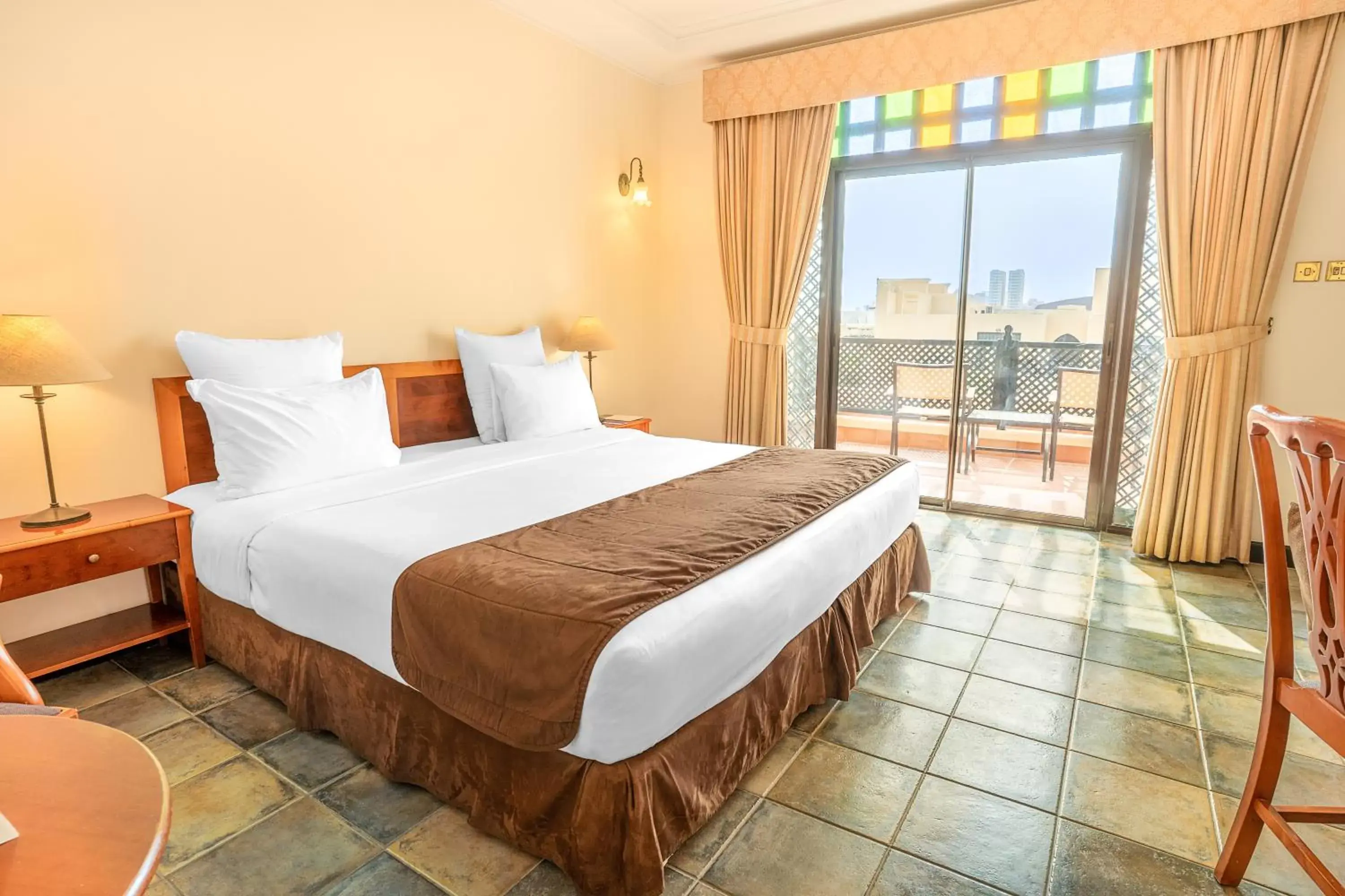 Bed in Novotel Bahrain Al Dana Resort