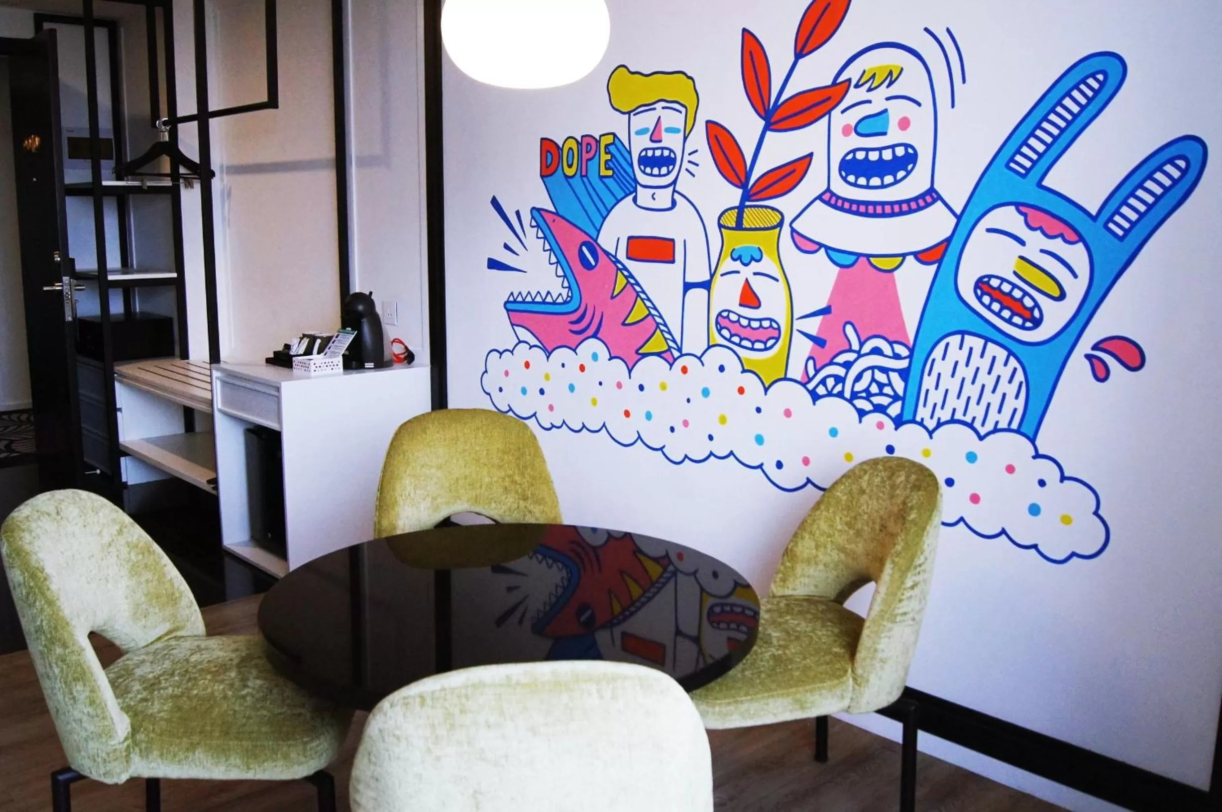 Dining area in de Braga, ARTOTEL Curated