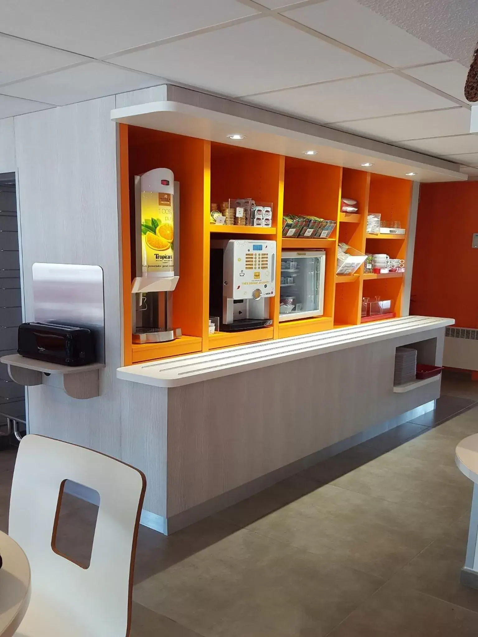 Continental breakfast in Premiere Classe Lille Sud - Seclin