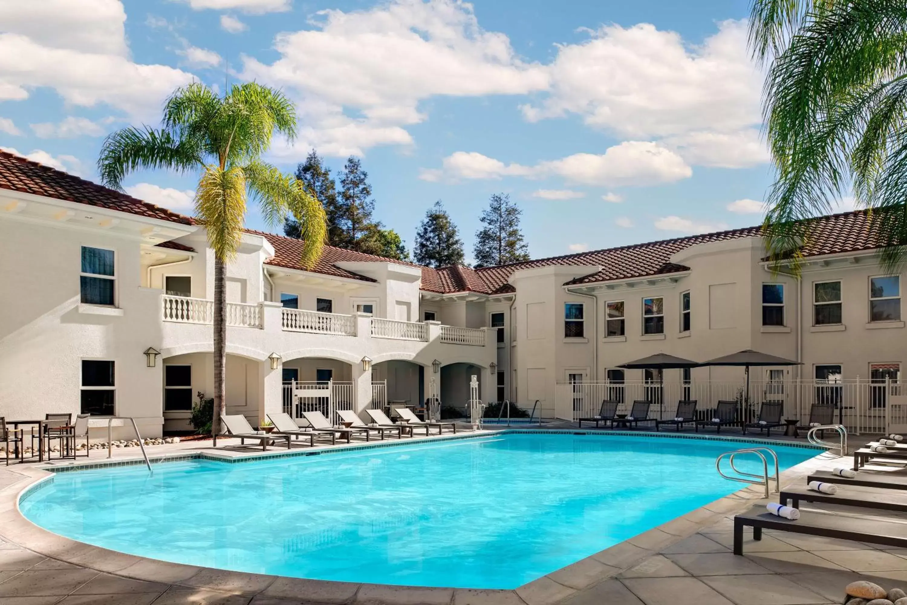 Pool view, Property Building in Hayes Mansion San Jose, Curio Collection by Hilton