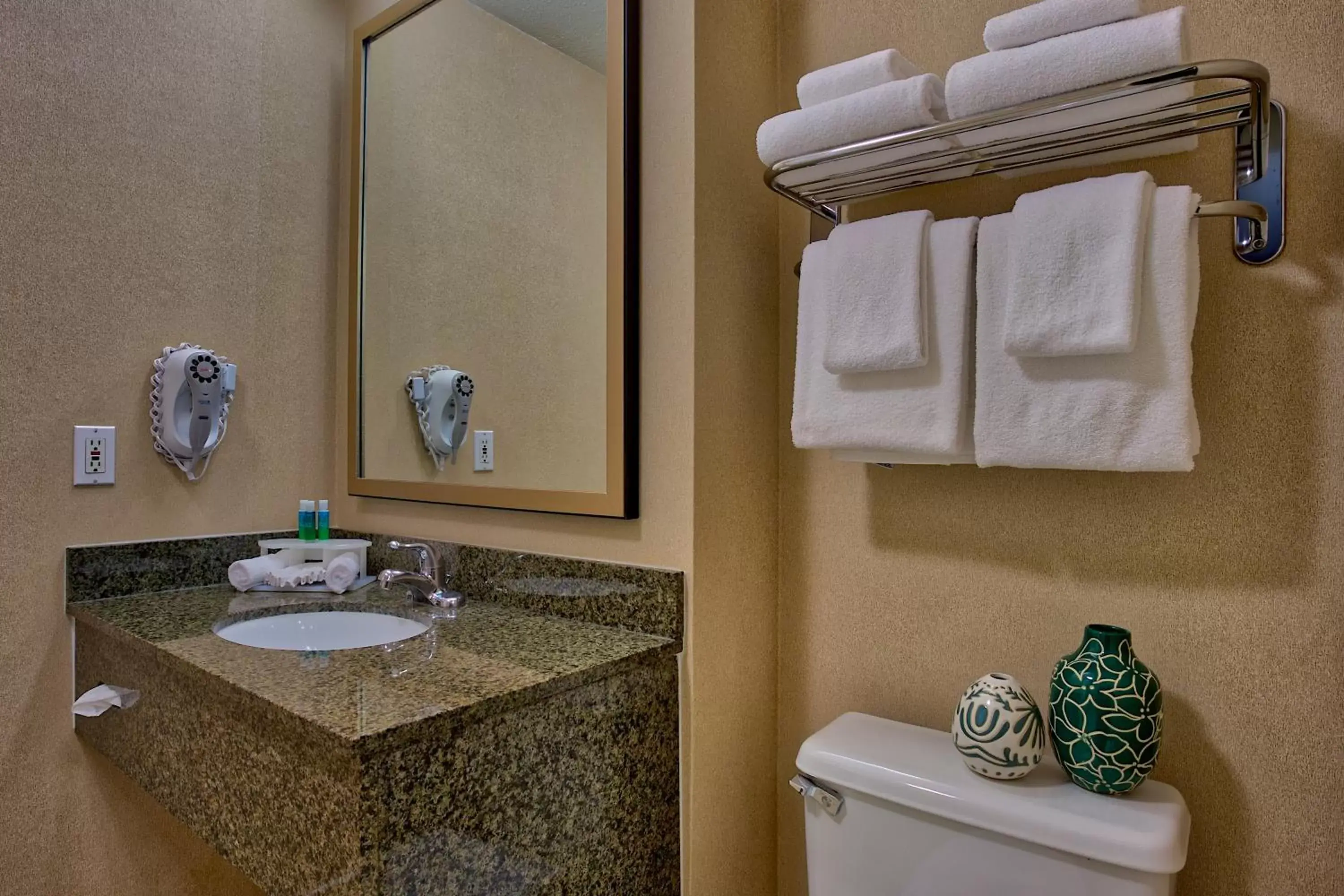 Property building, Bathroom in Holiday Inn Express Costa Mesa, an IHG Hotel