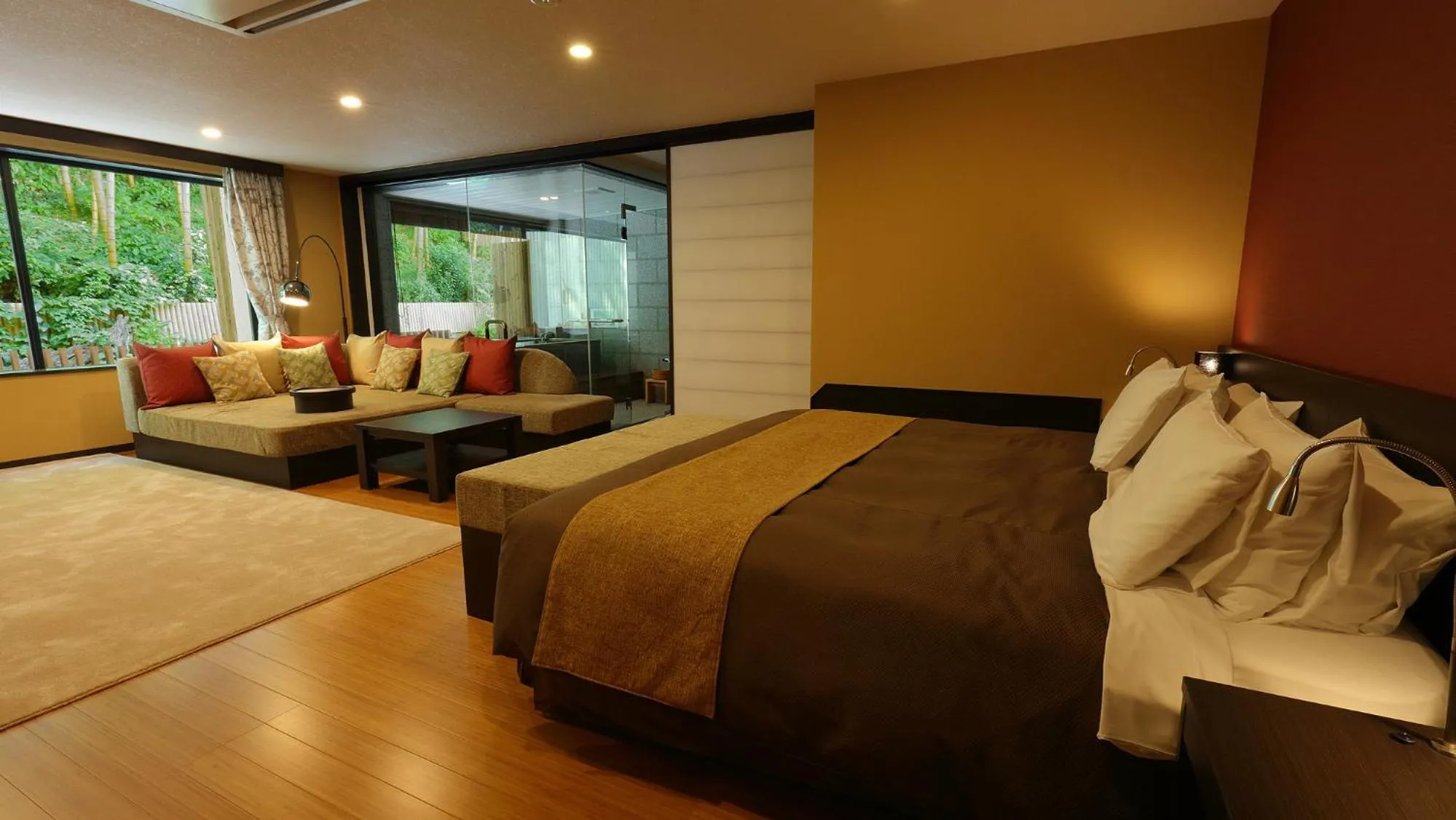 Bed in Arima Onsen Taketoritei Maruyama