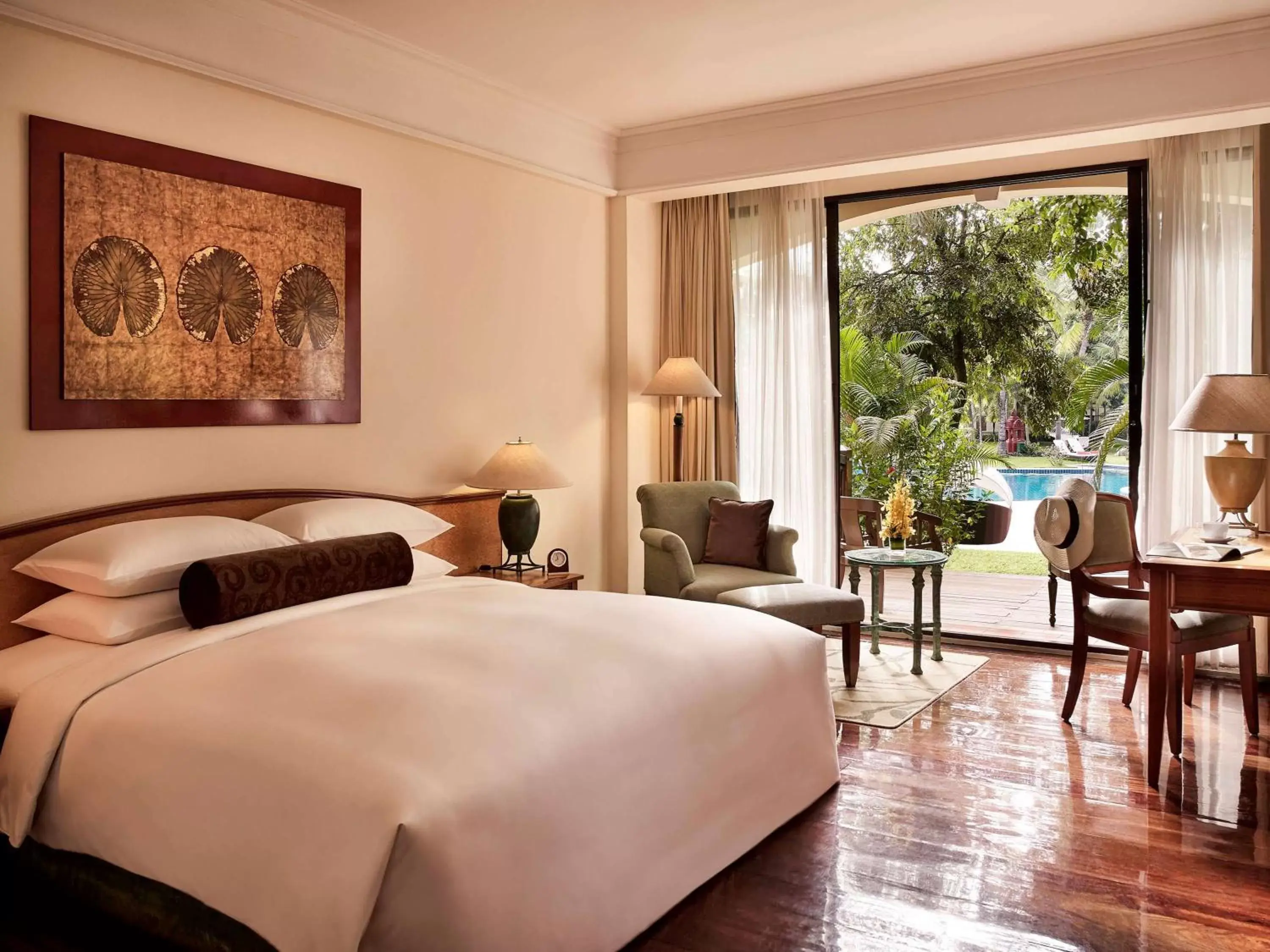Photo of the whole room, Bed in Sofitel Angkor Phokeethra Golf & Spa Resort