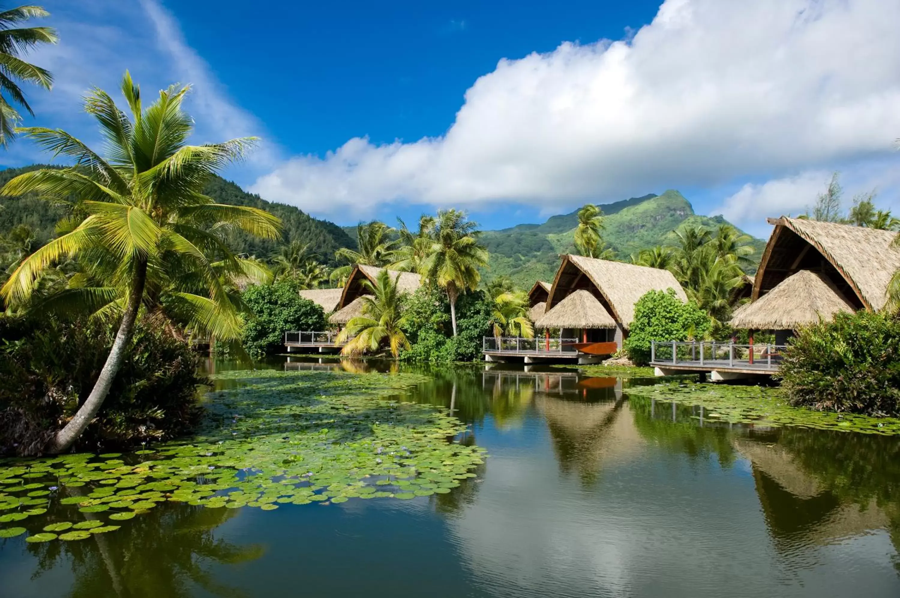 Facade/entrance, Swimming Pool in Maitai Lapita Village Huahine