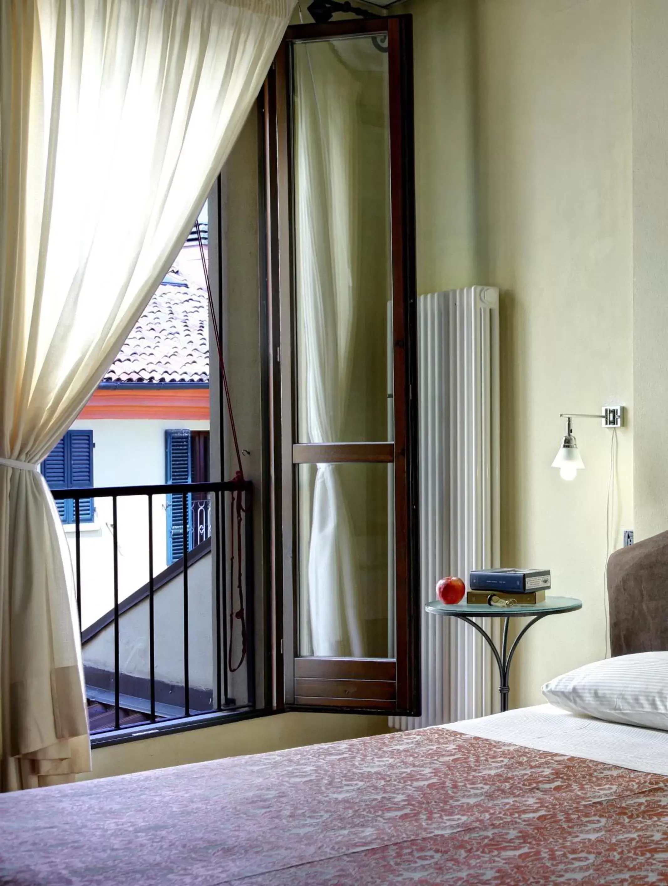 Balcony/Terrace, Bed in Hotel De Prati