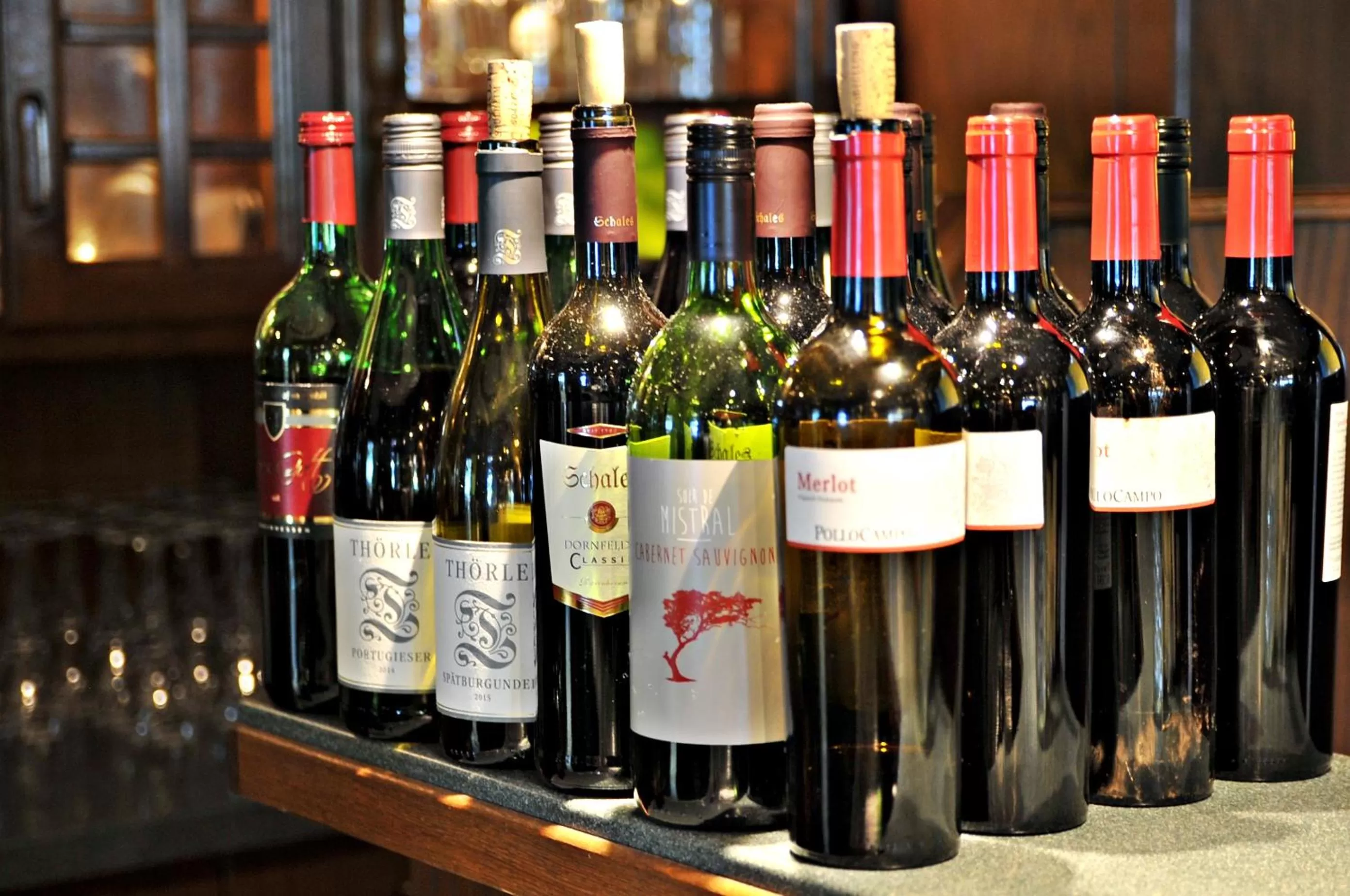 Alcoholic drinks in Hotel Restaurant Bürgerklause Tapken