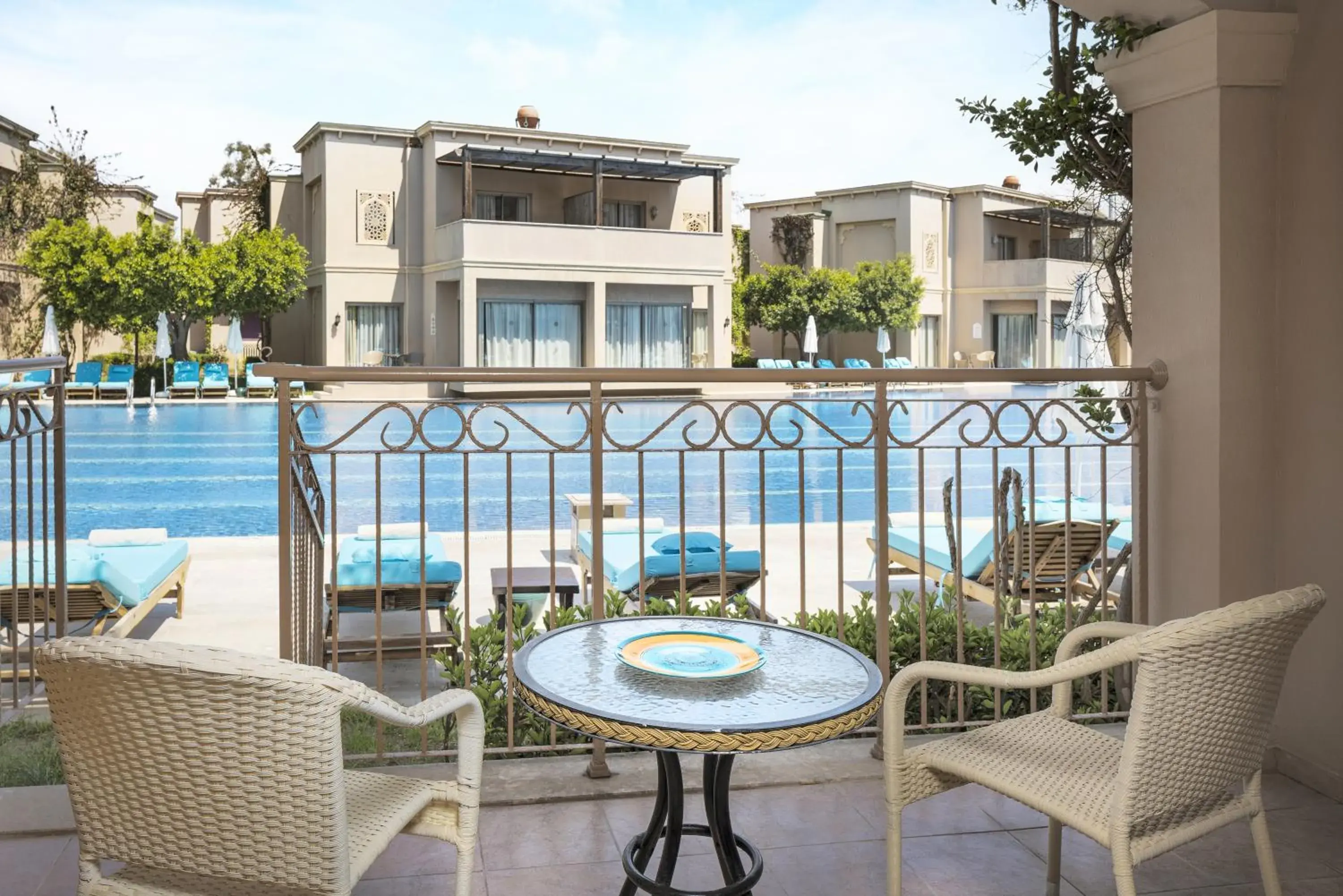 Balcony/Terrace, Swimming Pool in Spice Hotel & Spa