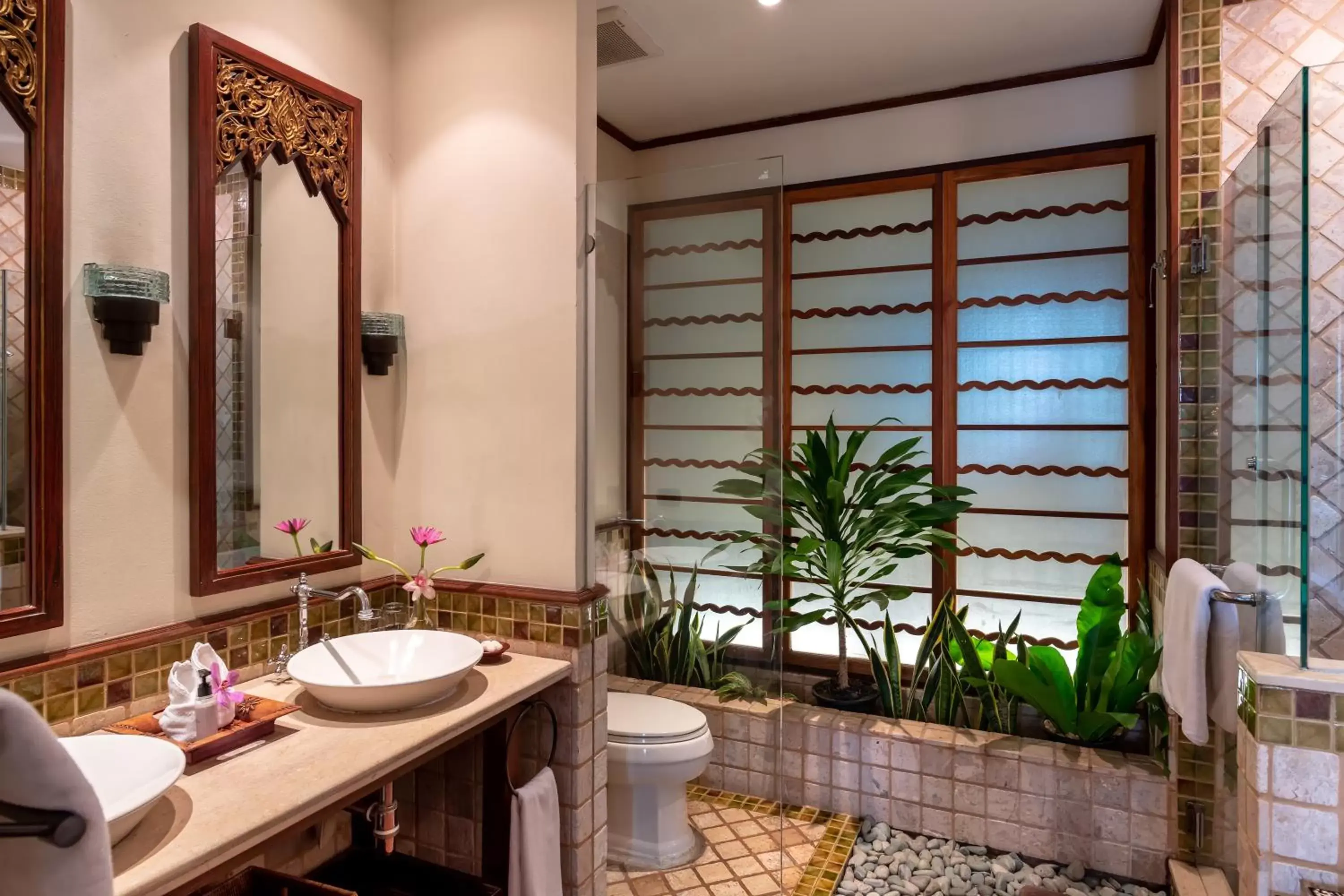 Shower, Bathroom in Ariyasom Villa - SHA Extra Plus