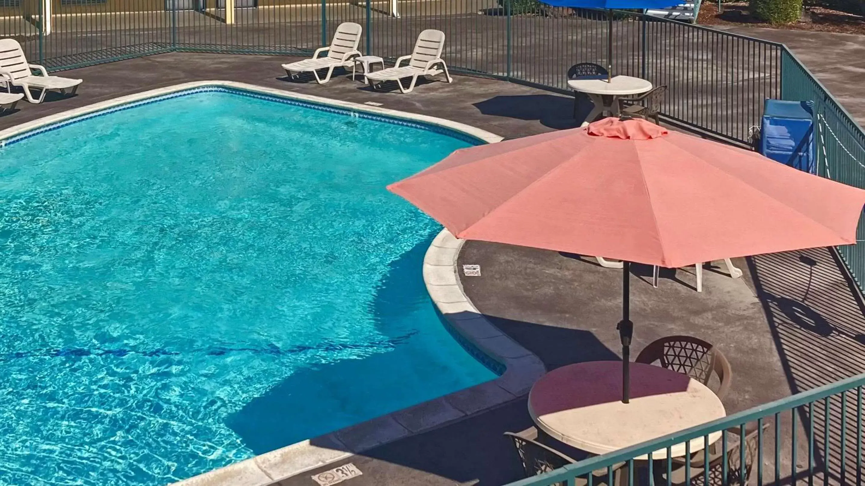 Pool View in Quality Inn & Suites near Downtown Bakersfield