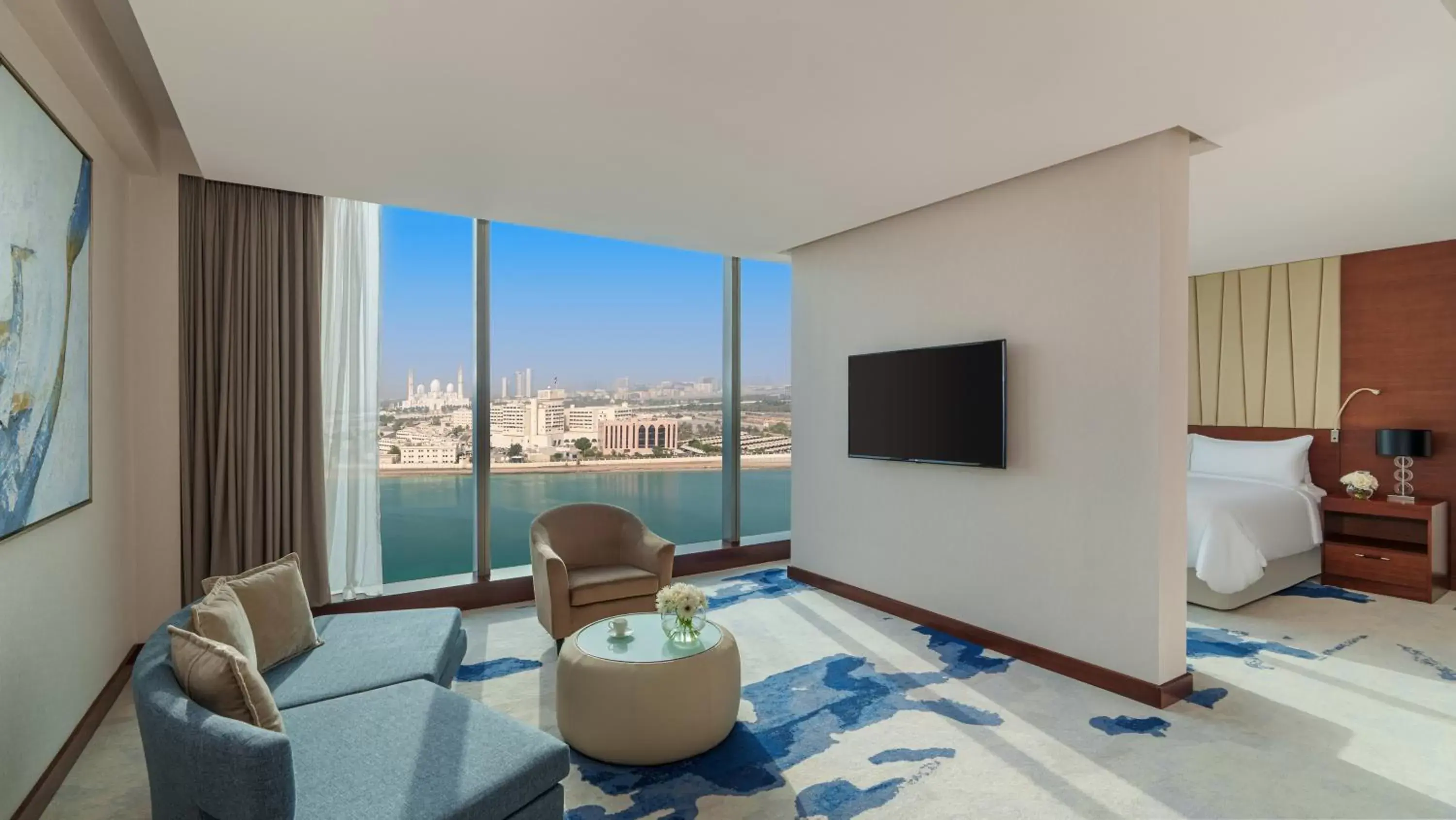 Bedroom, Seating Area in Fairmont Bab Al Bahr