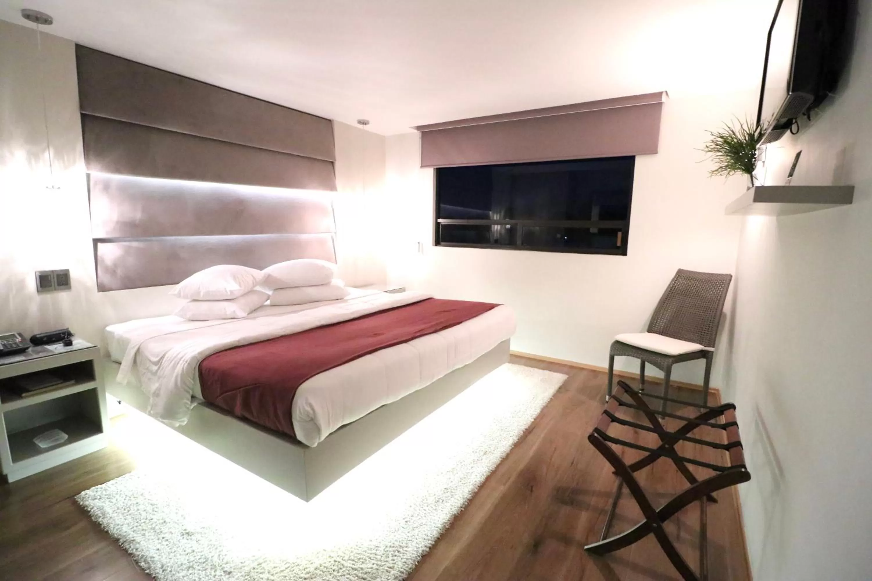 Bed in Hotel Posada Tulancingo