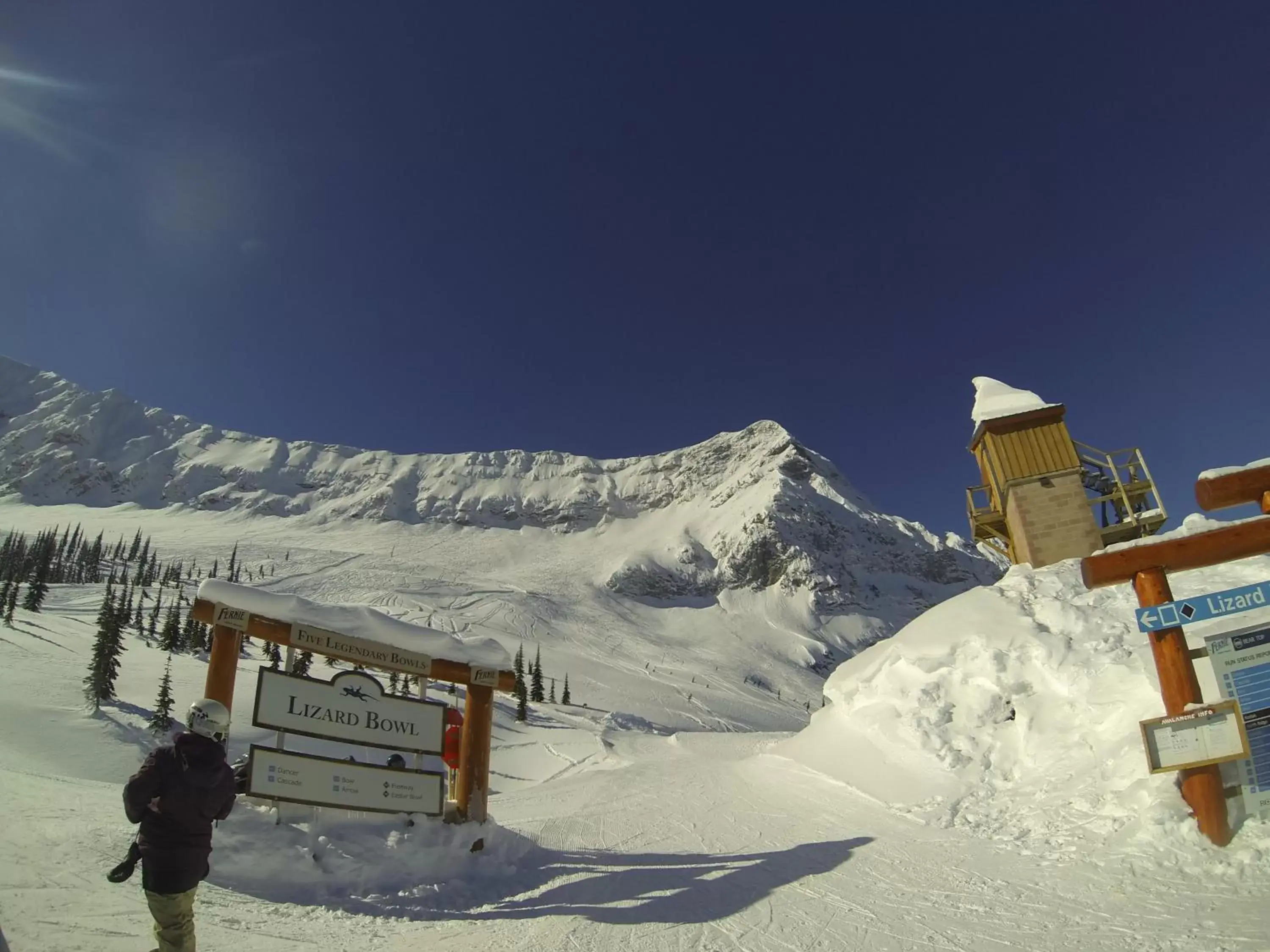 Skiing, Winter in Fernie Slopeside Lodge