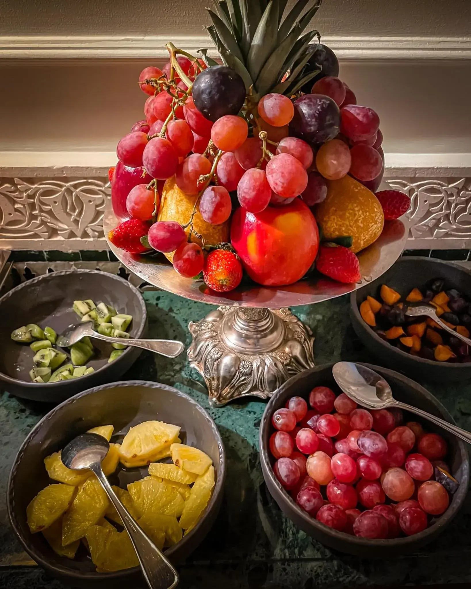 Buffet breakfast, Food in Riad Fes Relais et Cháteaux