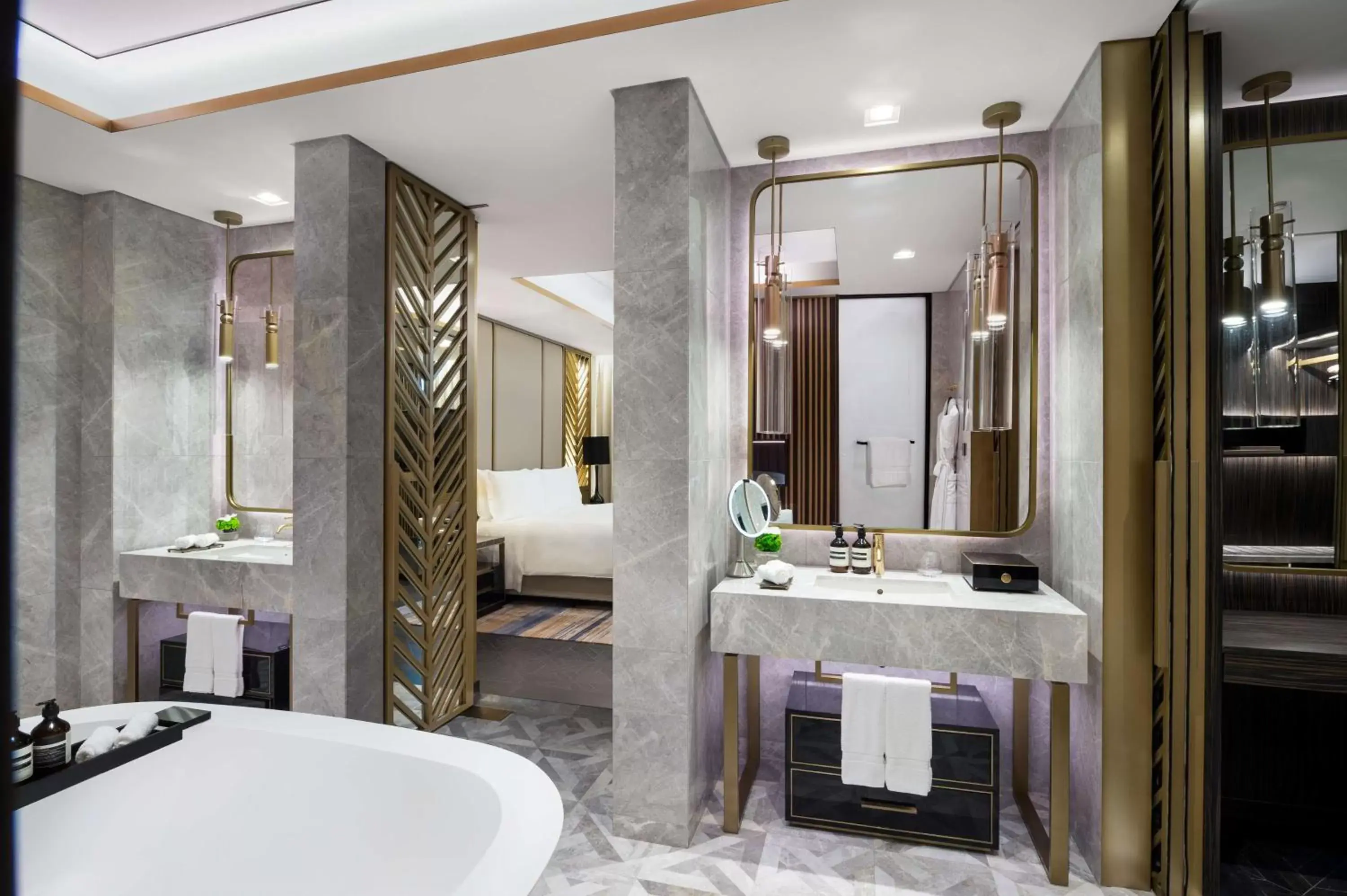 Bathroom in Waldorf Astoria Kuwait