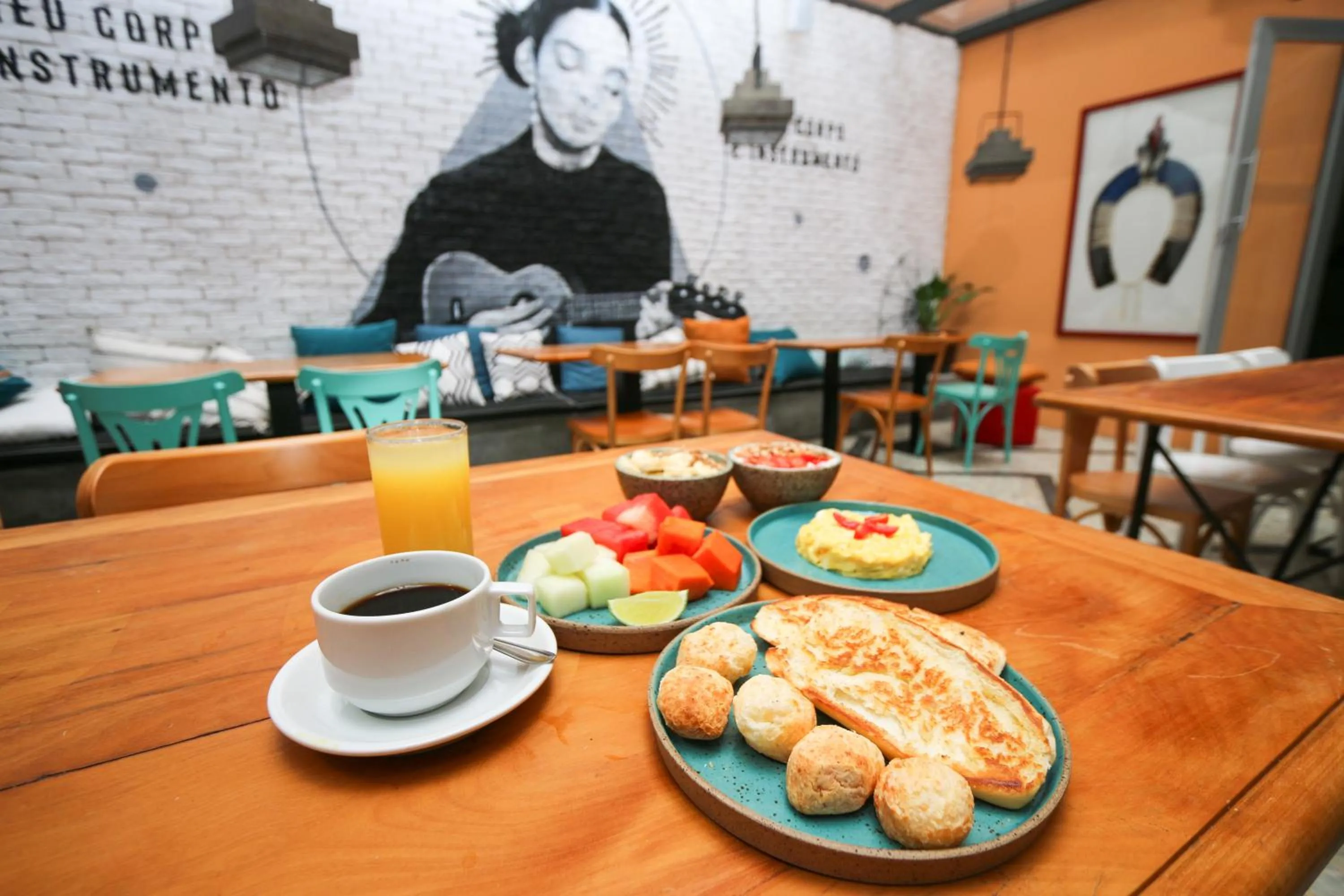 Breakfast in Socialtel Lapa Rio de Janeiro