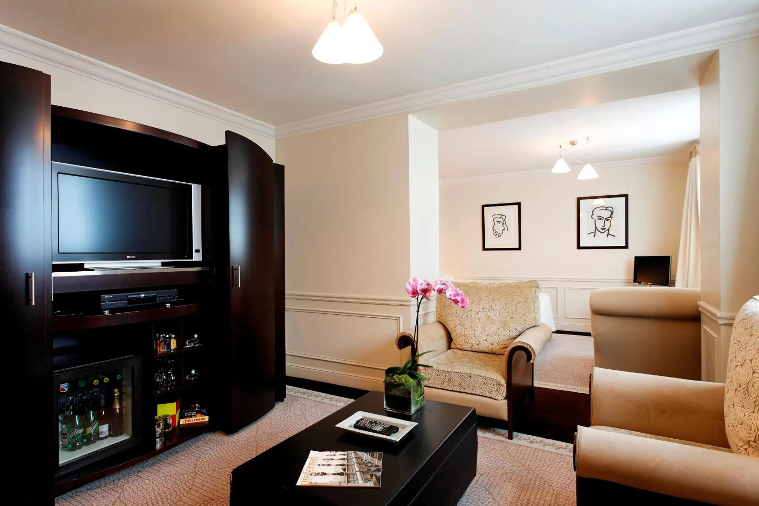 Seating area in La Tremoille Paris