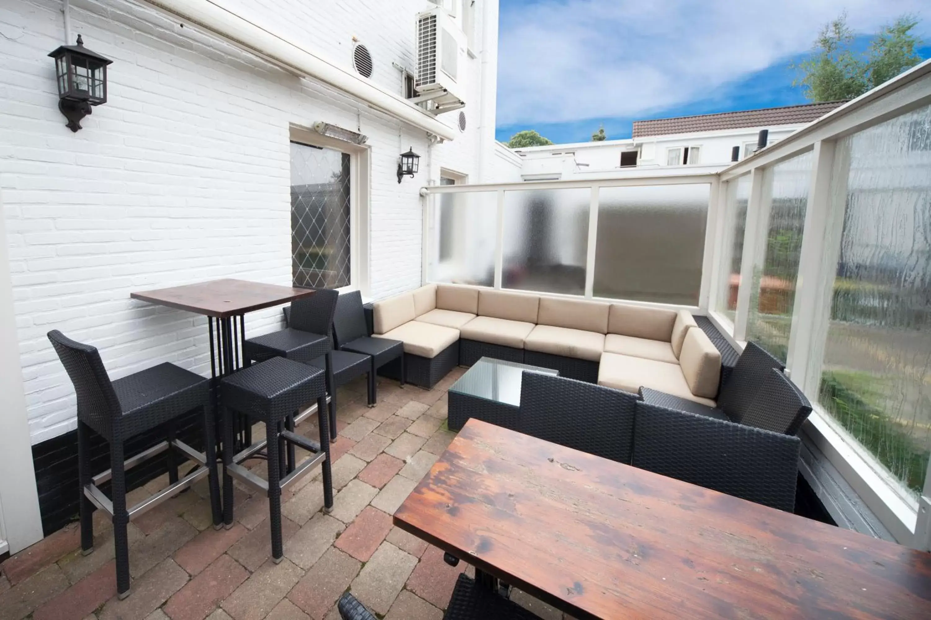 Balcony/Terrace in Fletcher Hotel Restaurant Veldenbos